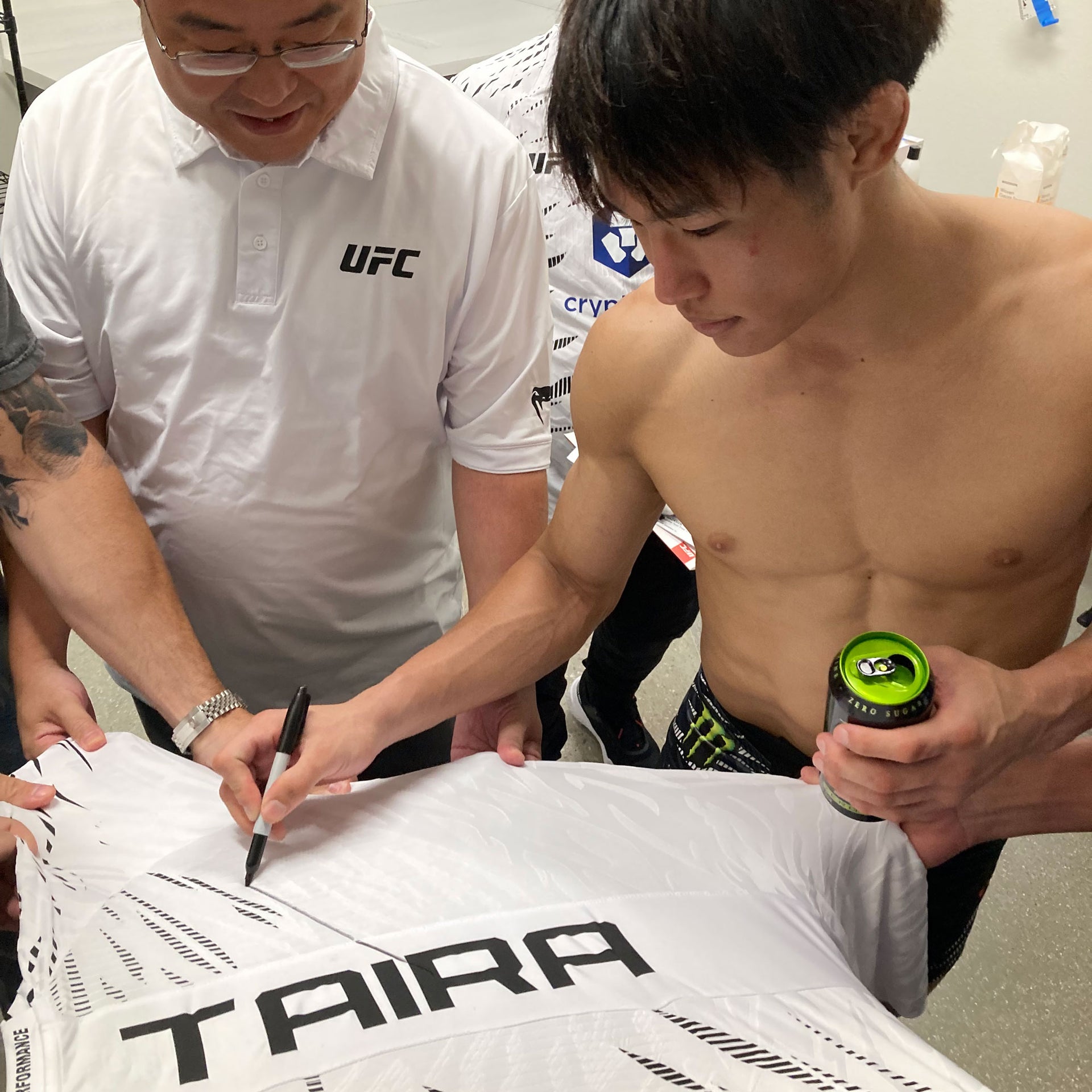 Tatsuro Taira Signed 1-of-1 Fight Worn Jersey UFC Fight Night: Taira vs Park