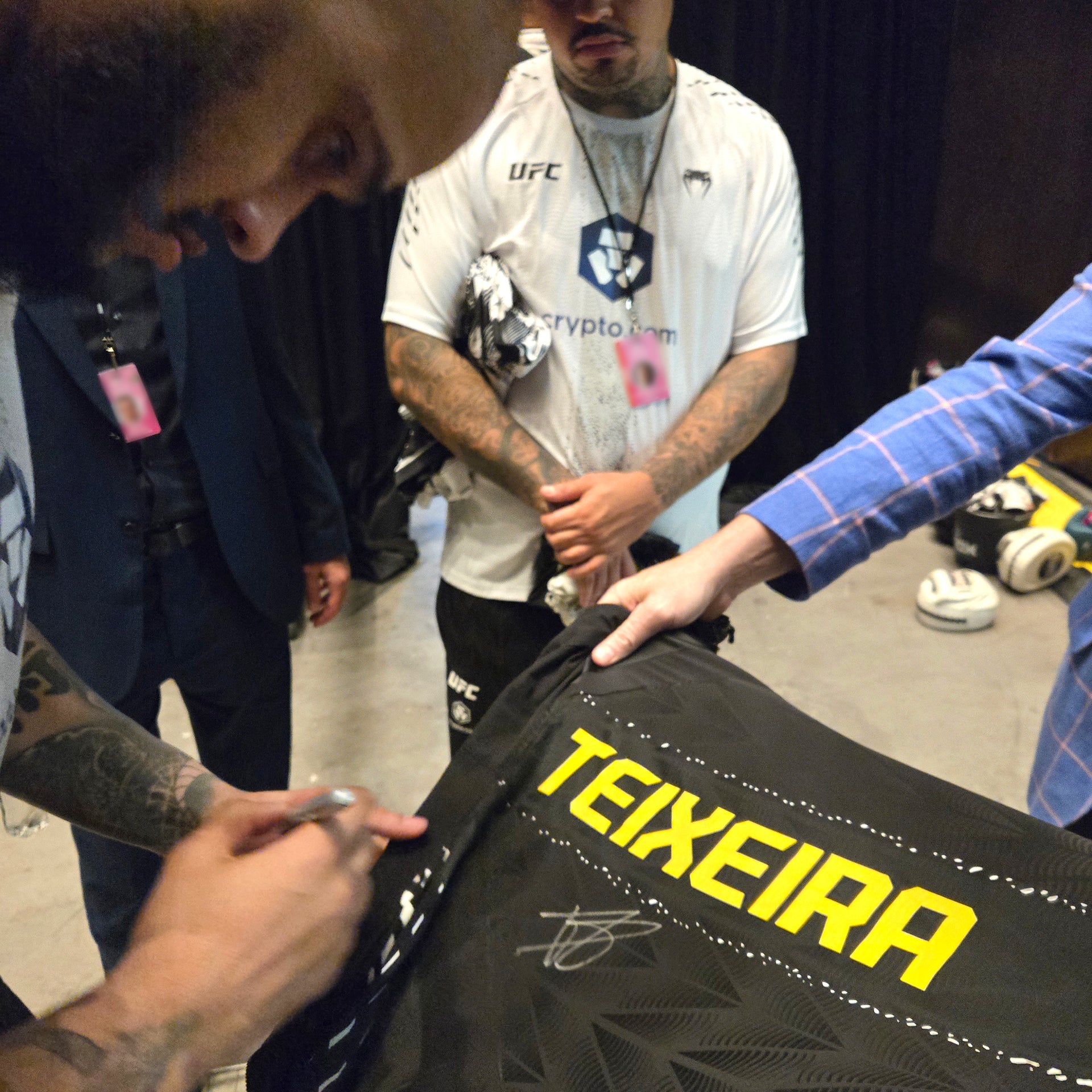 Tallison Teixeira Signed 1-of-1 Fight Worn Hoodie UFC Fight Night: Song vs Figueiredo