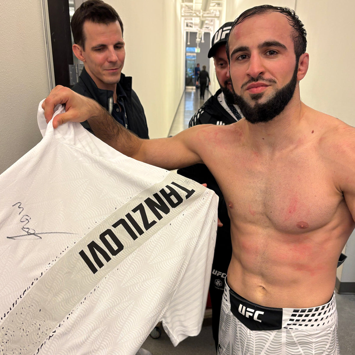 Otari Tanzilovi Signed 1-of-1 Fight Worn Jersey UFC Fight Night: Allen vs Duncan