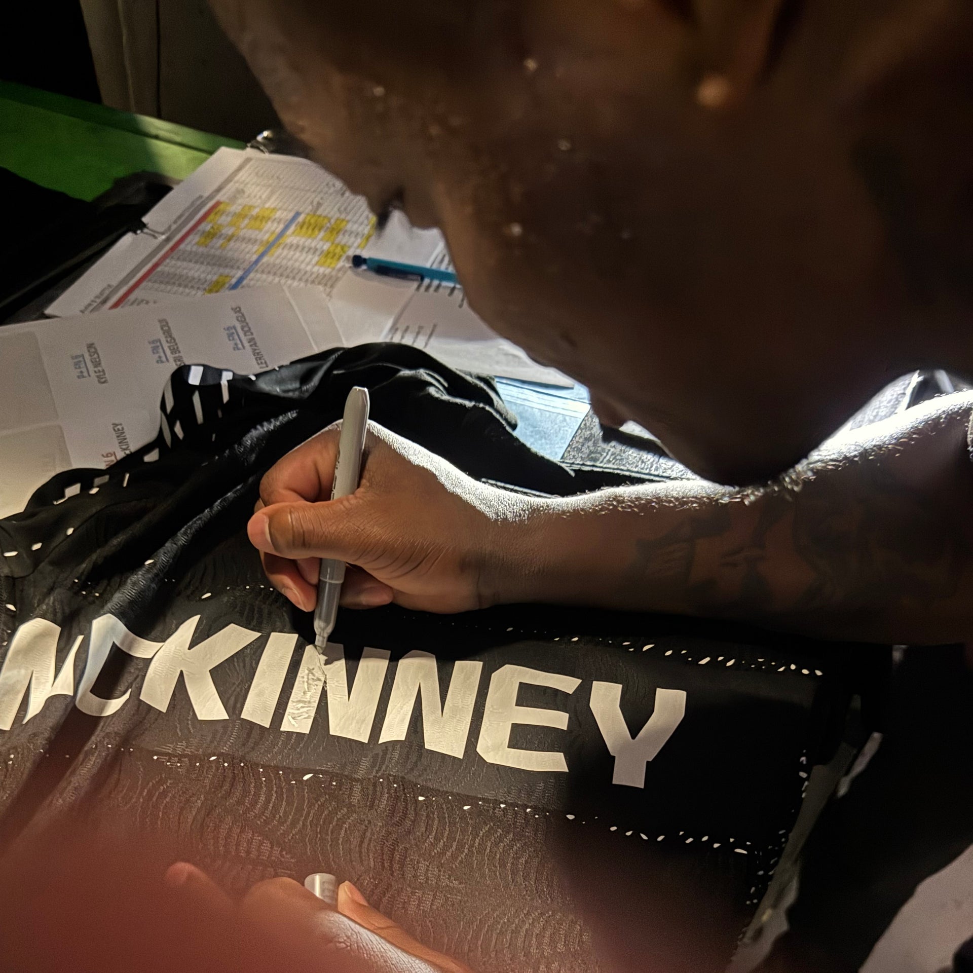 Terrance McKinney Signed 1-of-1 Fight Worn Jersey UFC Fight Night: Adesanya vs Pyfer