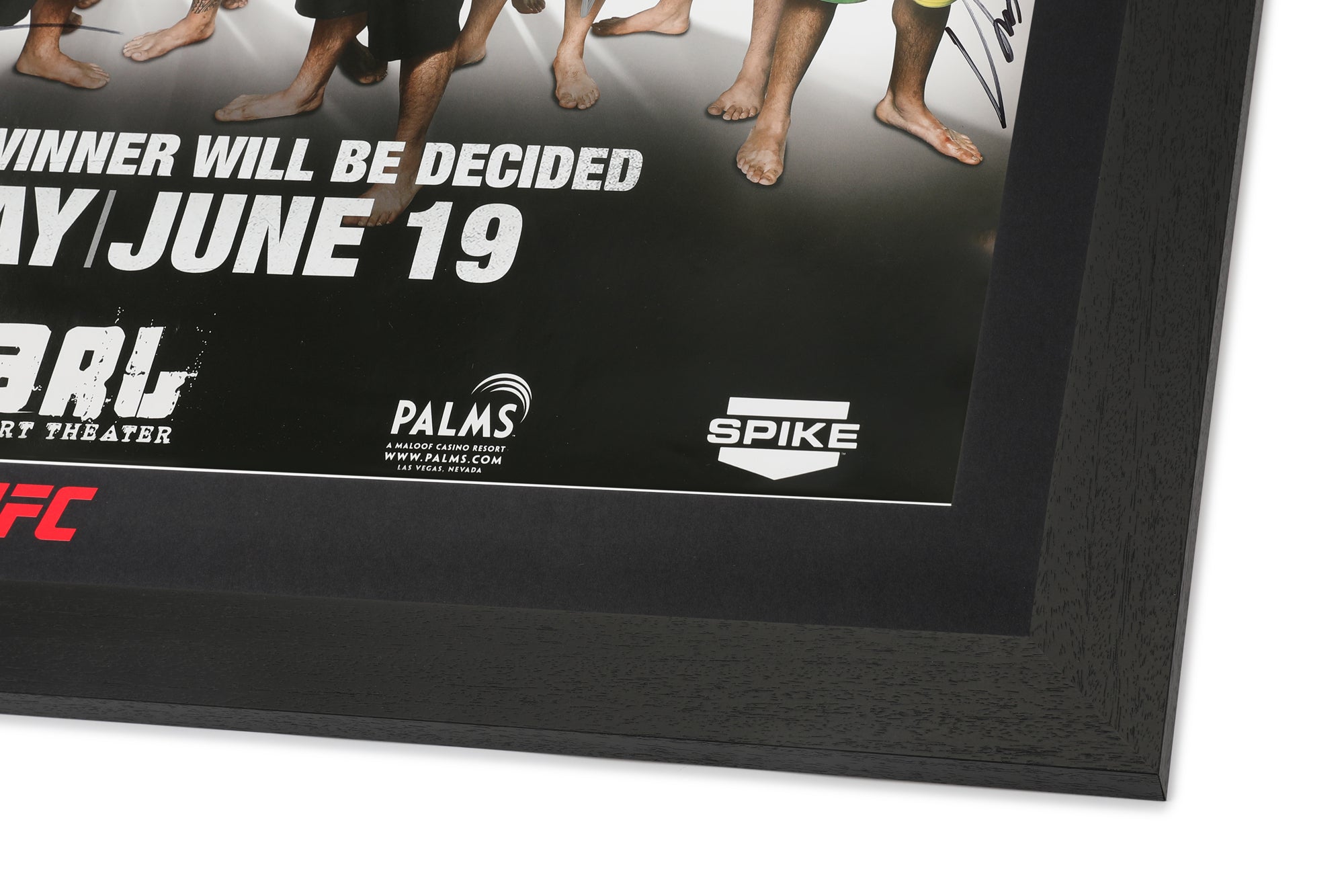 TUF 11: Team Liddell vs Team Ortiz Autographed Event Poster