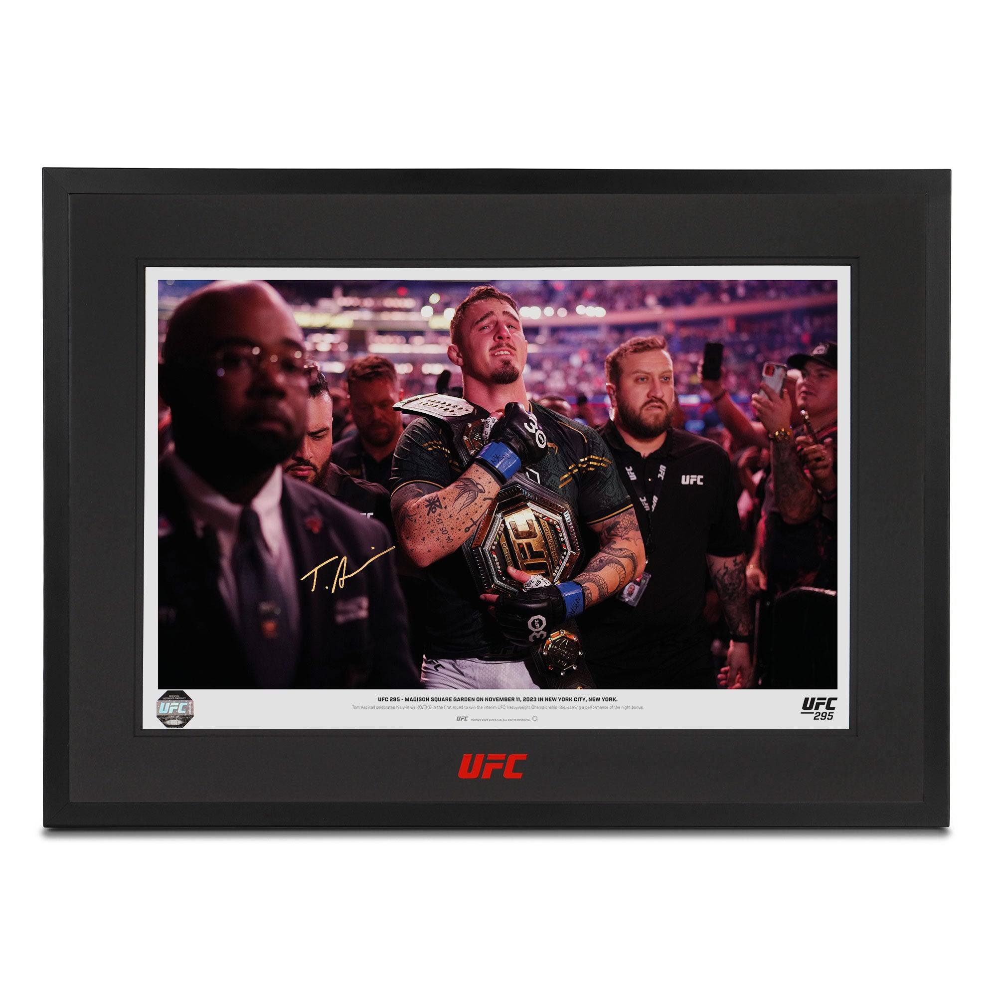 Tom Aspinall Signed Photo UFC 295 – UFC Collectibles