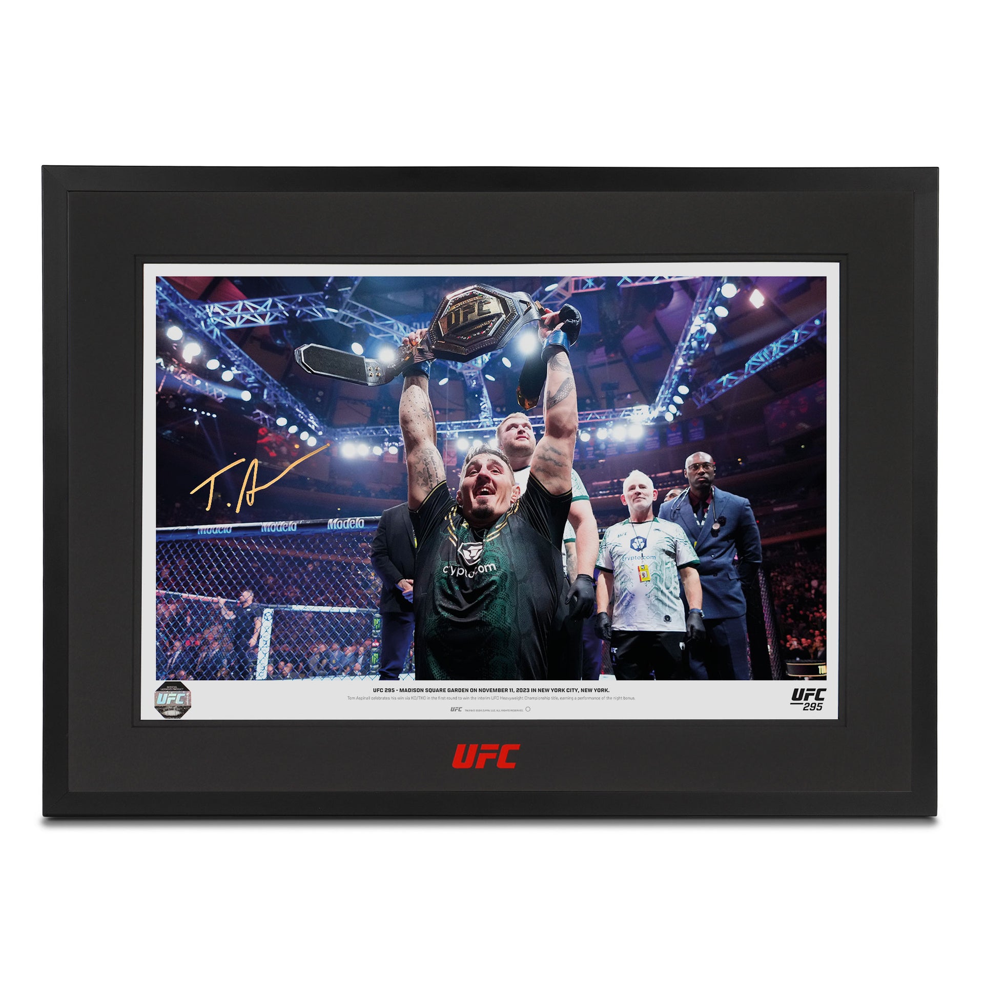 Tom Aspinall Signed Photo UFC 295
