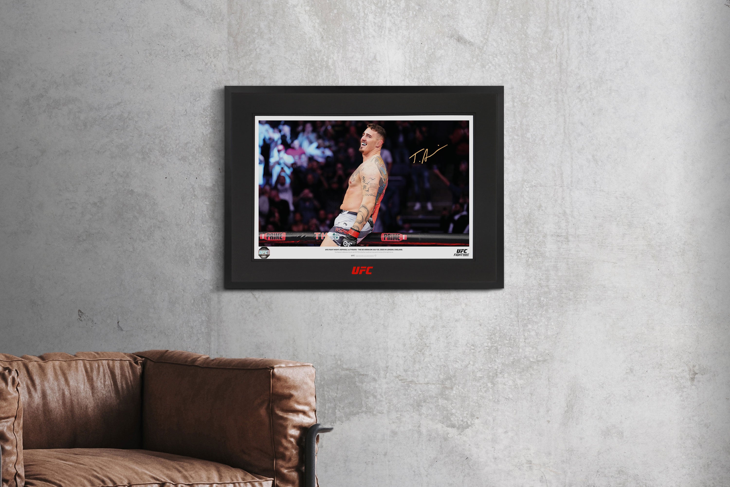 Tom Aspinall Signed Photo UFC FN Aspinall vs Tybura