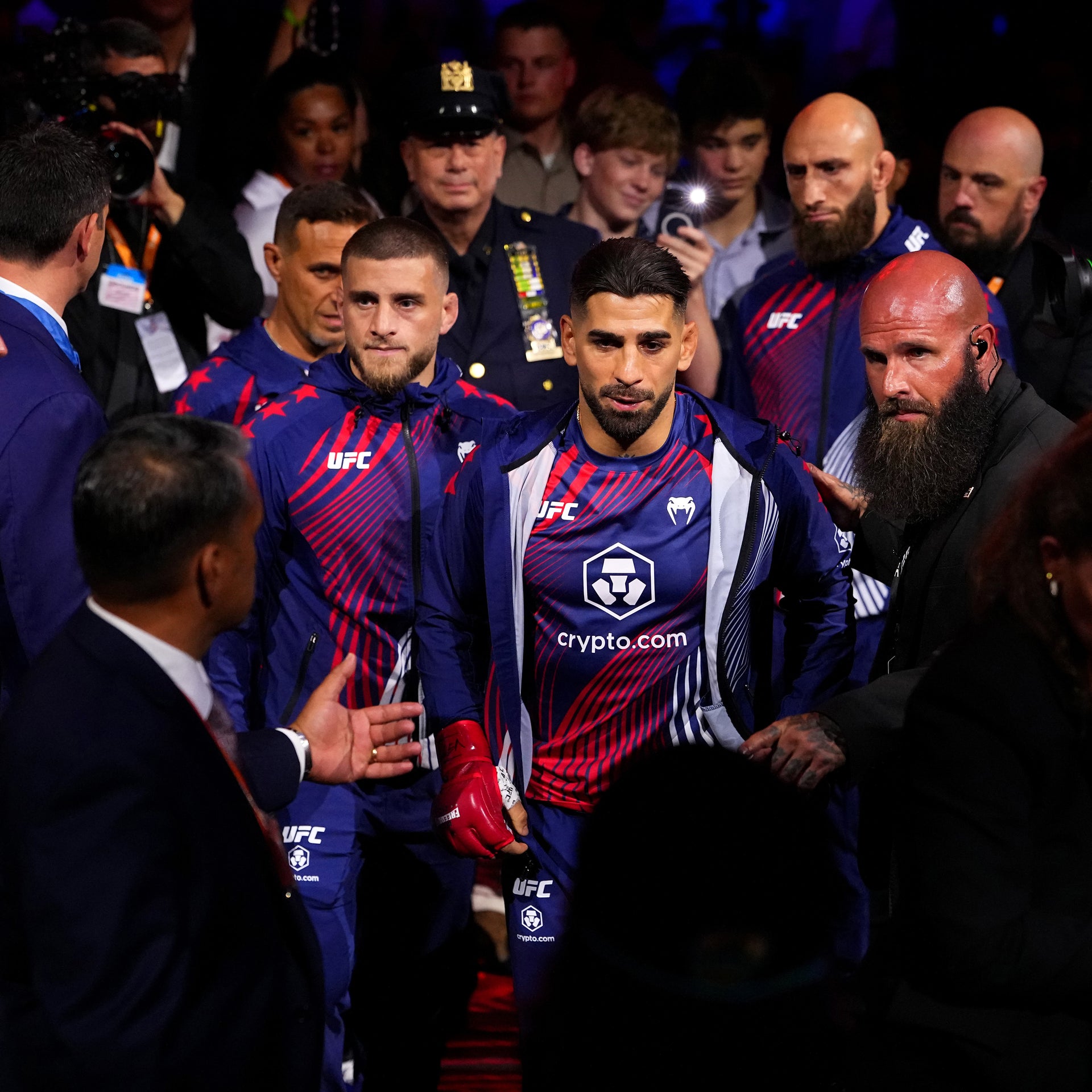 Ilia Topuria 1-of-1 Fight Issued Jersey UFC Freedom 250: Topuria vs Gaethje