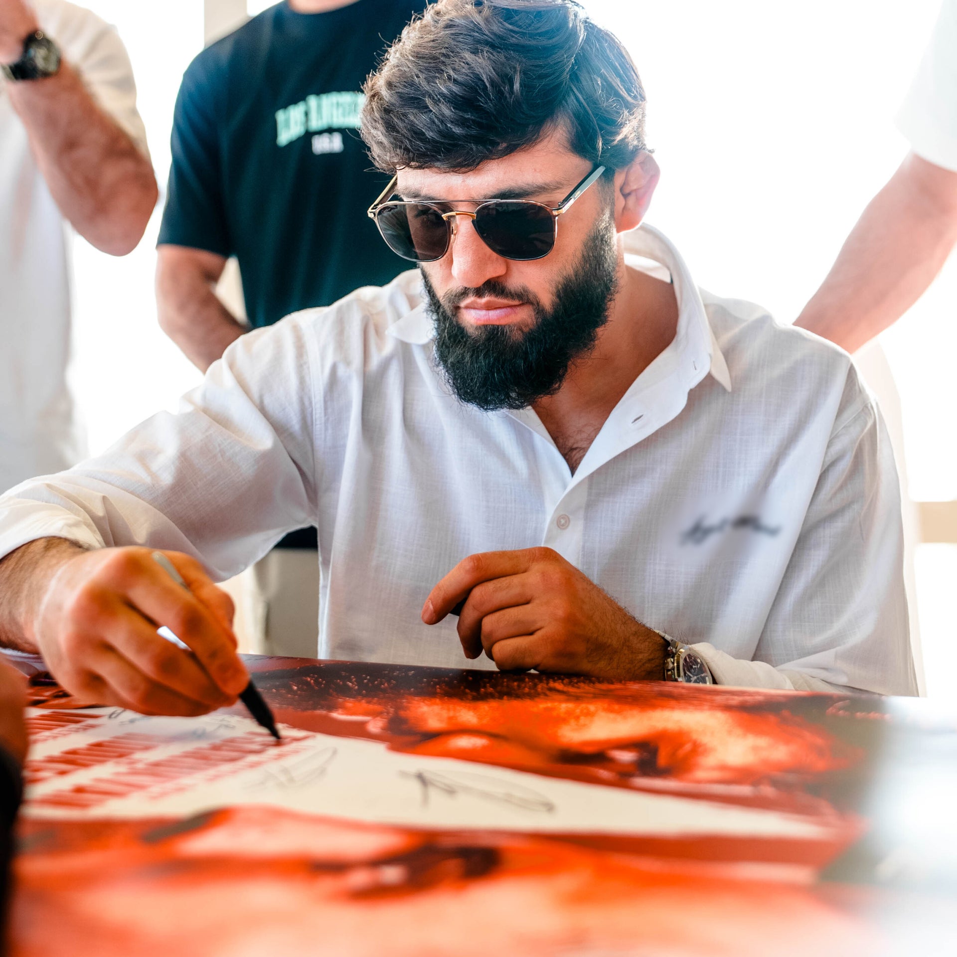 UFC Fight Night: Tsarukyan vs Hooker Autographed Event Poster