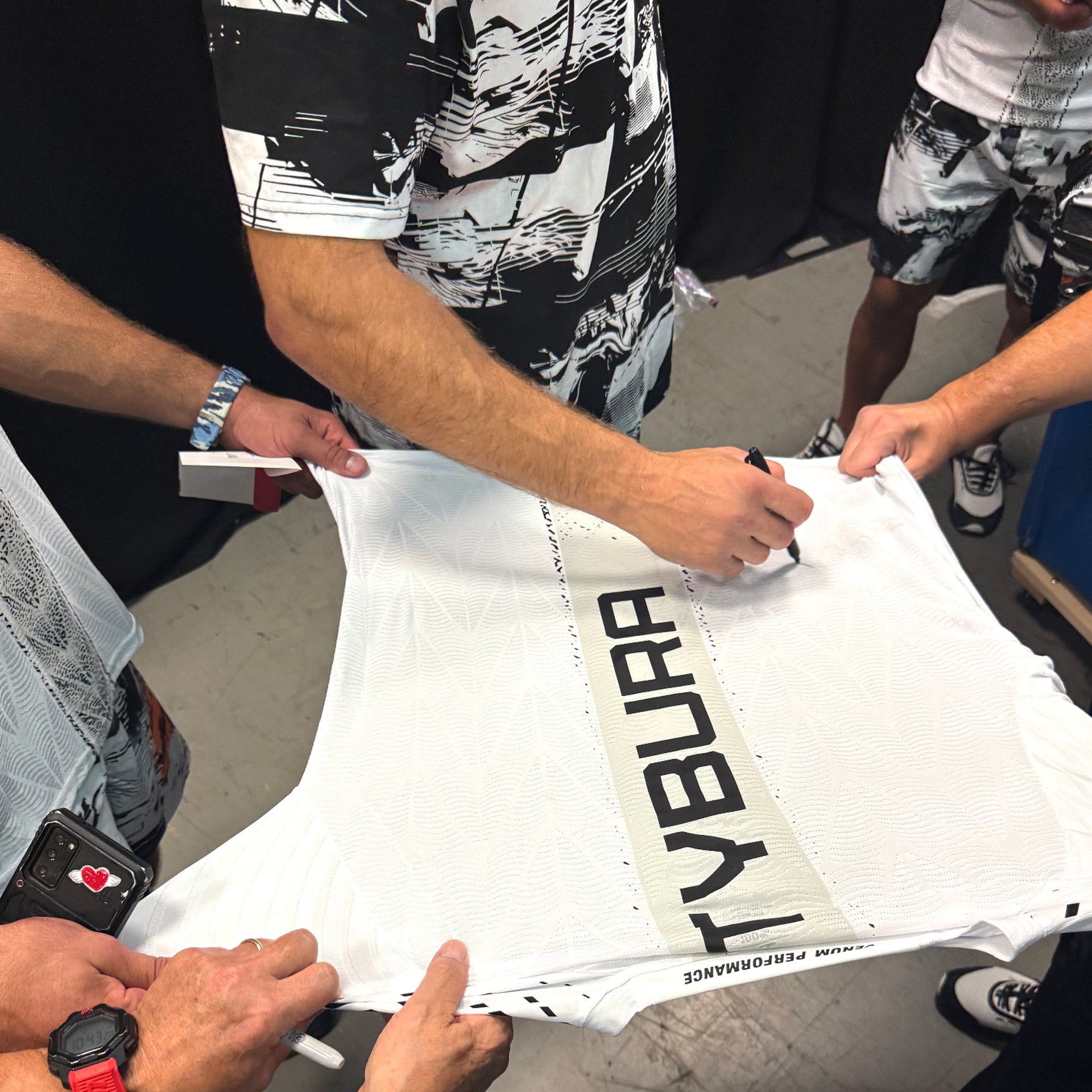 Marcin Tybura Signed 1-of-1 Fight Worn Jersey UFC Fight Night: Medic vs Rodriguez