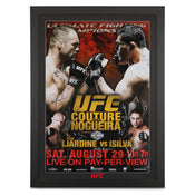 UFC 102: Couture vs Nogueira Autographed Event Poster