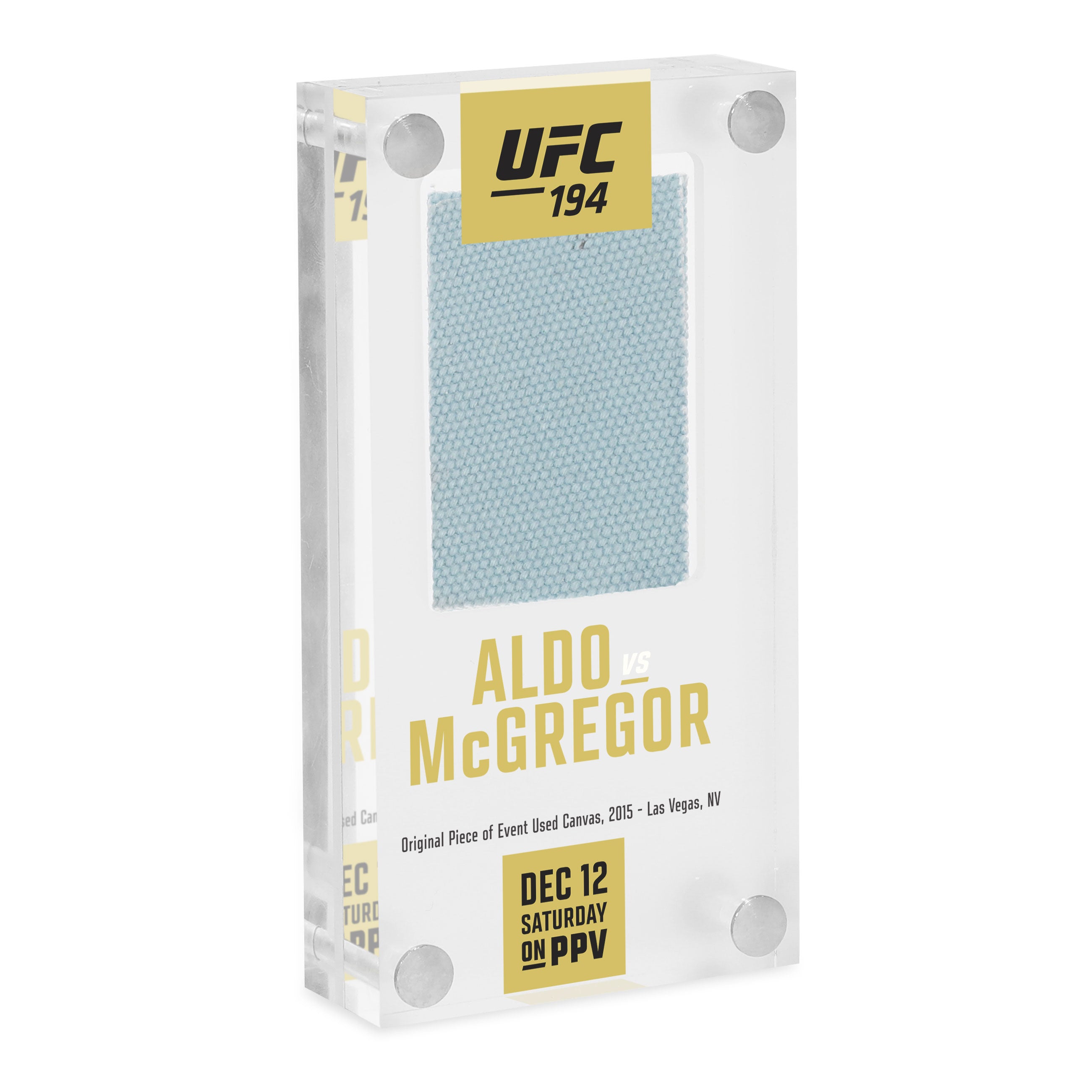 UFC 194: José Aldo vs Conor McGregor Canvas in Acrylic