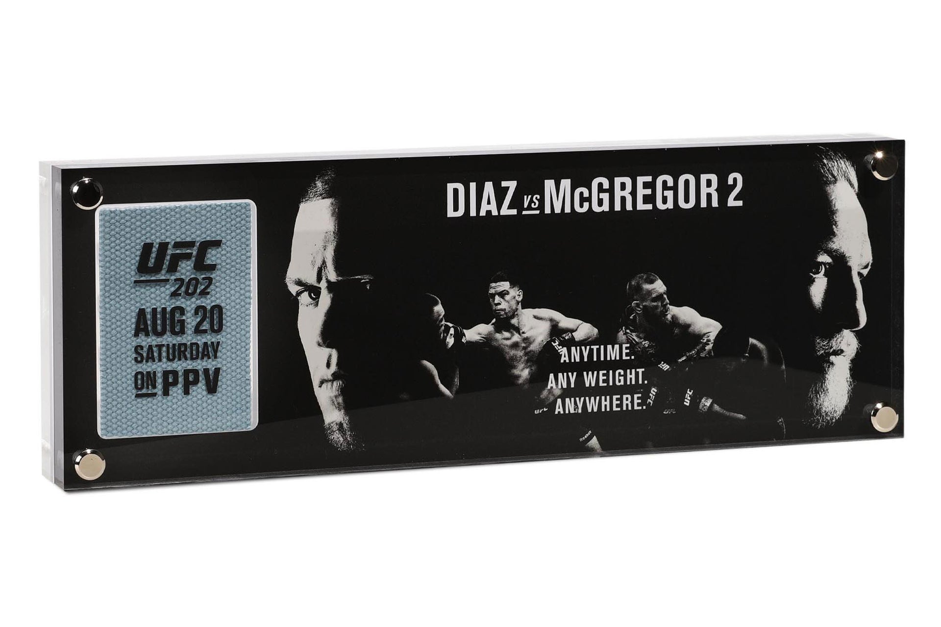 UFC 202: Diaz vs McGregor 2 Limited Edition Canvas in Acrylic