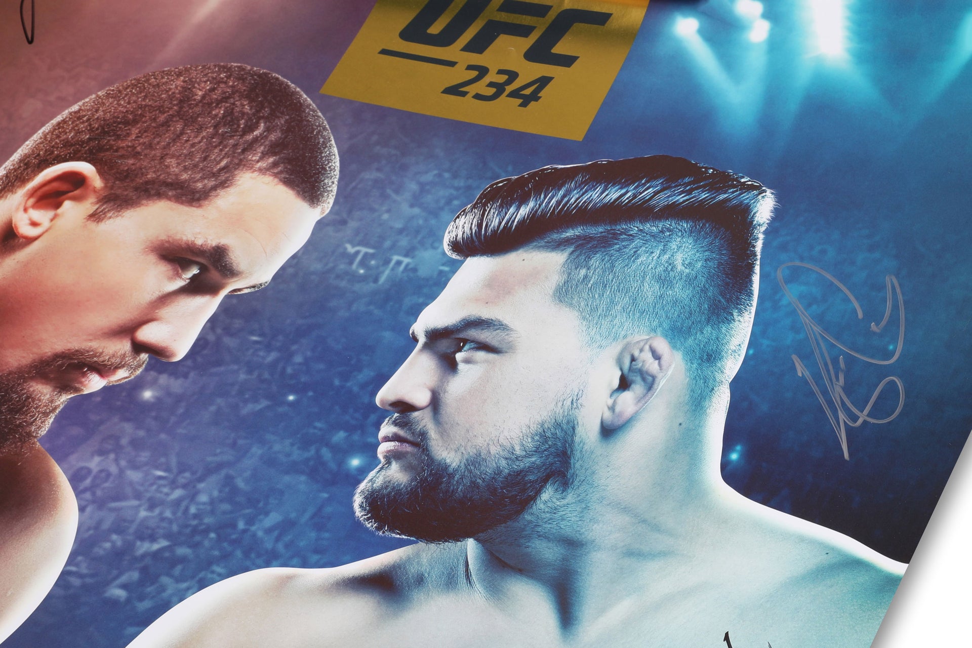 UFC 234: Adesanya vs Silva Autographed Event Poster