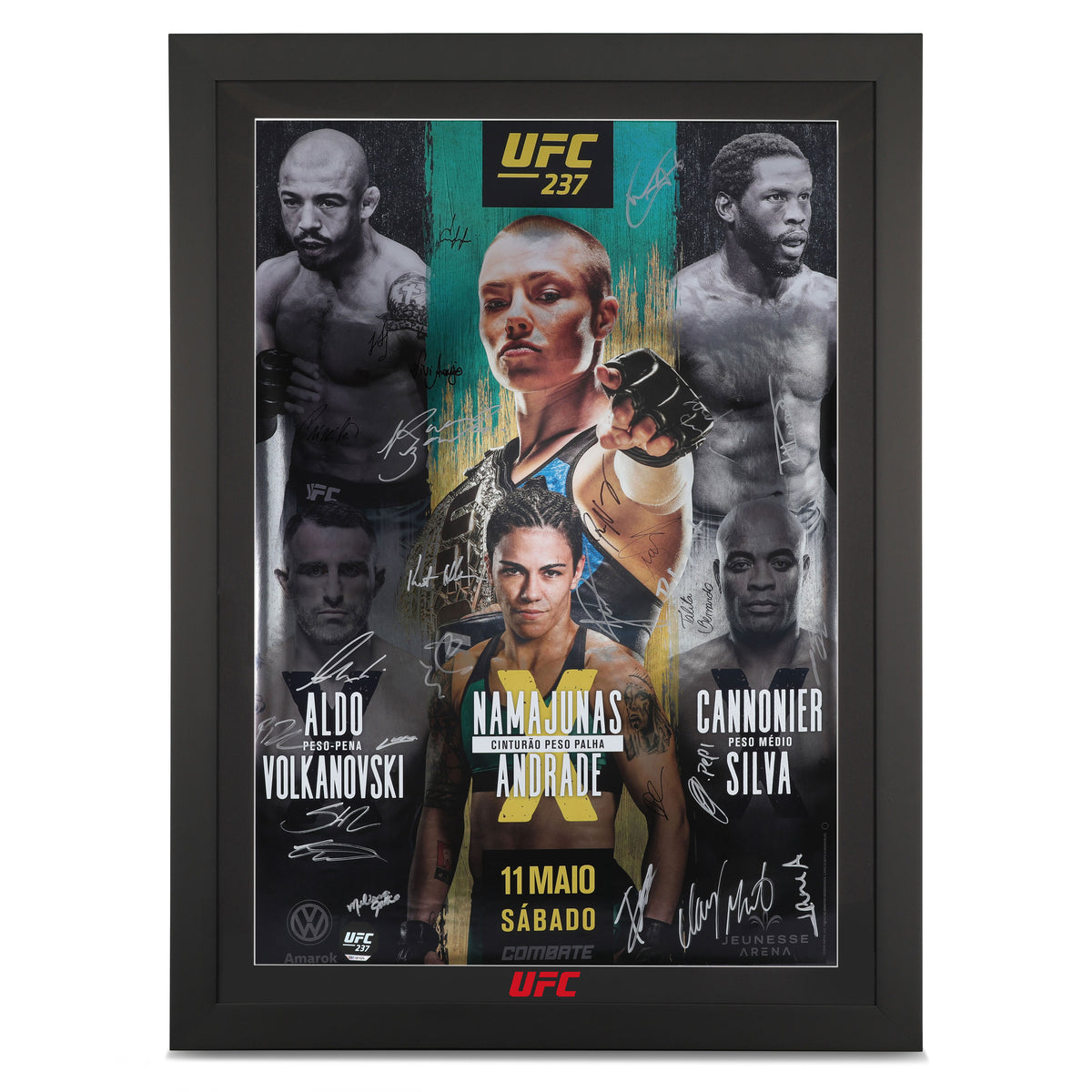 UFC 237: Namajunas vs Andrade Autographed Event Poster