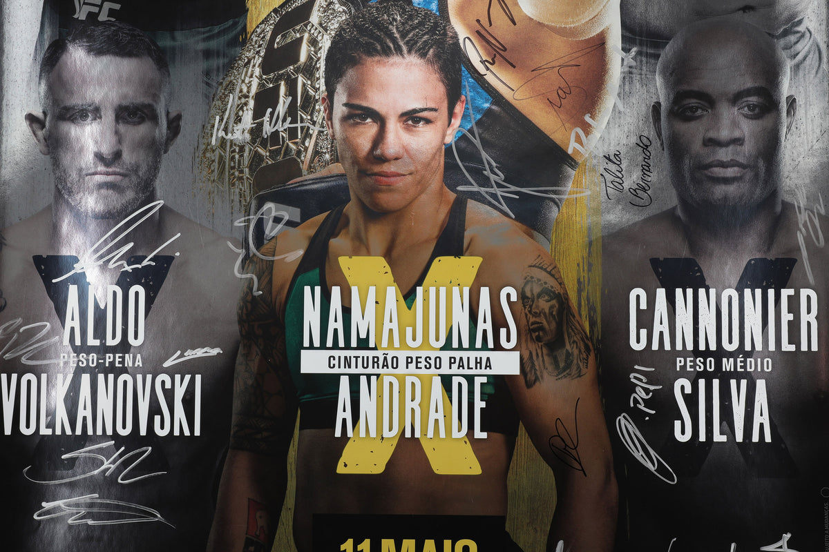 UFC 237: Namajunas vs Andrade Autographed Event Poster