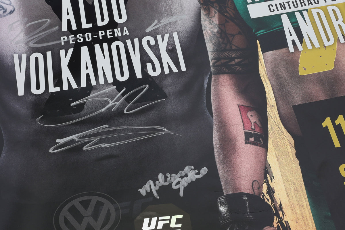 UFC 237: Namajunas vs Andrade Autographed Event Poster