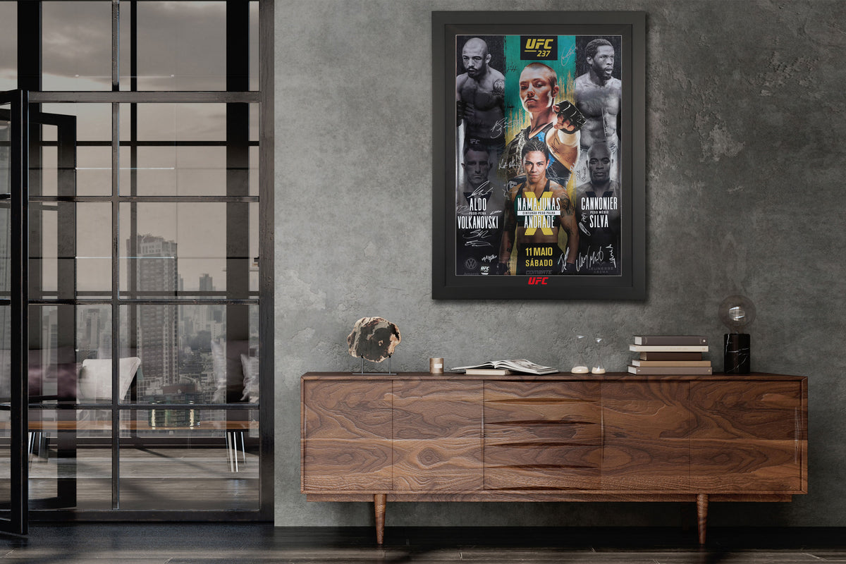 UFC 237: Namajunas vs Andrade Autographed Event Poster