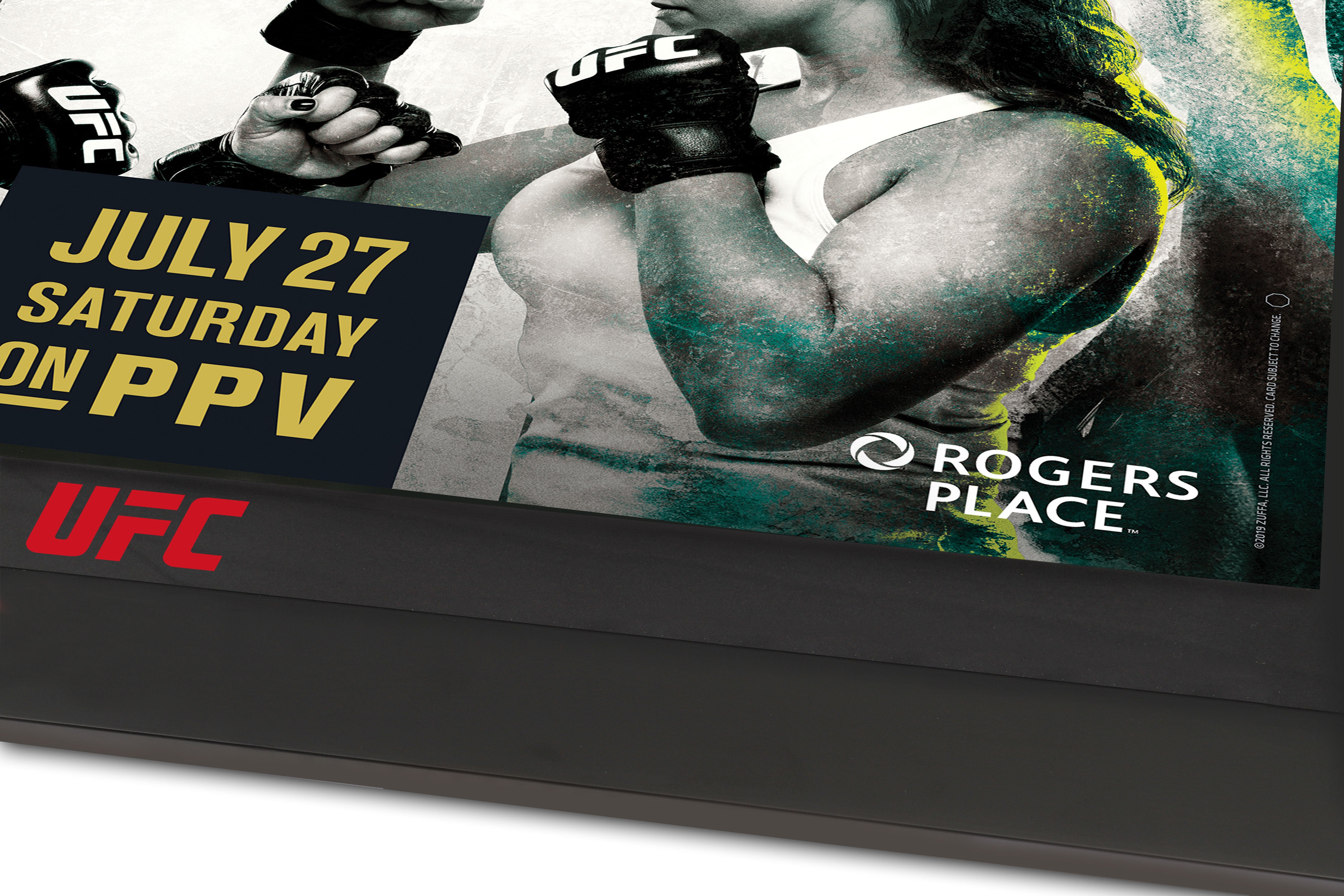 UFC 240: Holloway vs Edgar Signed Event Poster