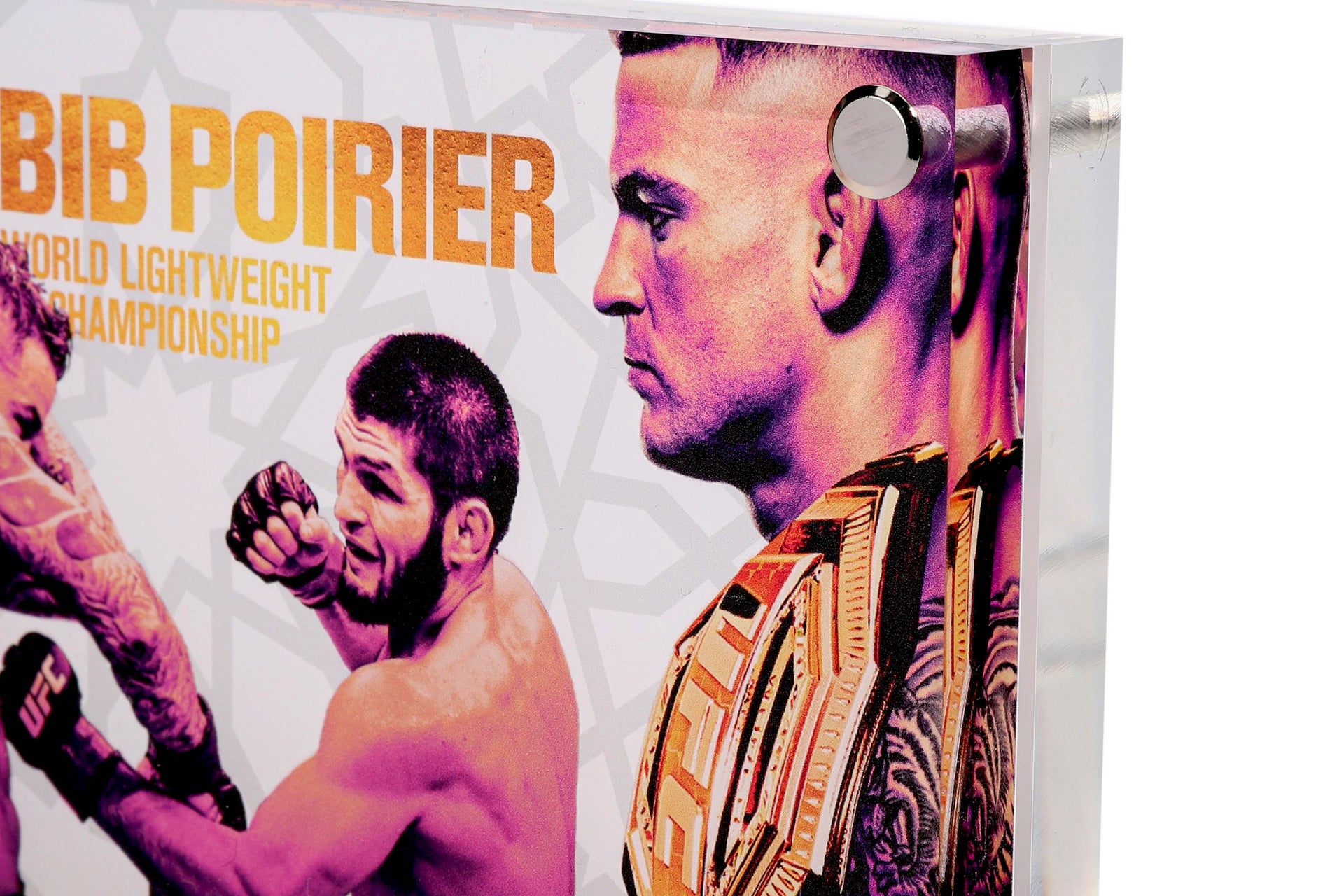 UFC 242: Khabib vs Poirier Limited Edition Canvas in Acrylic