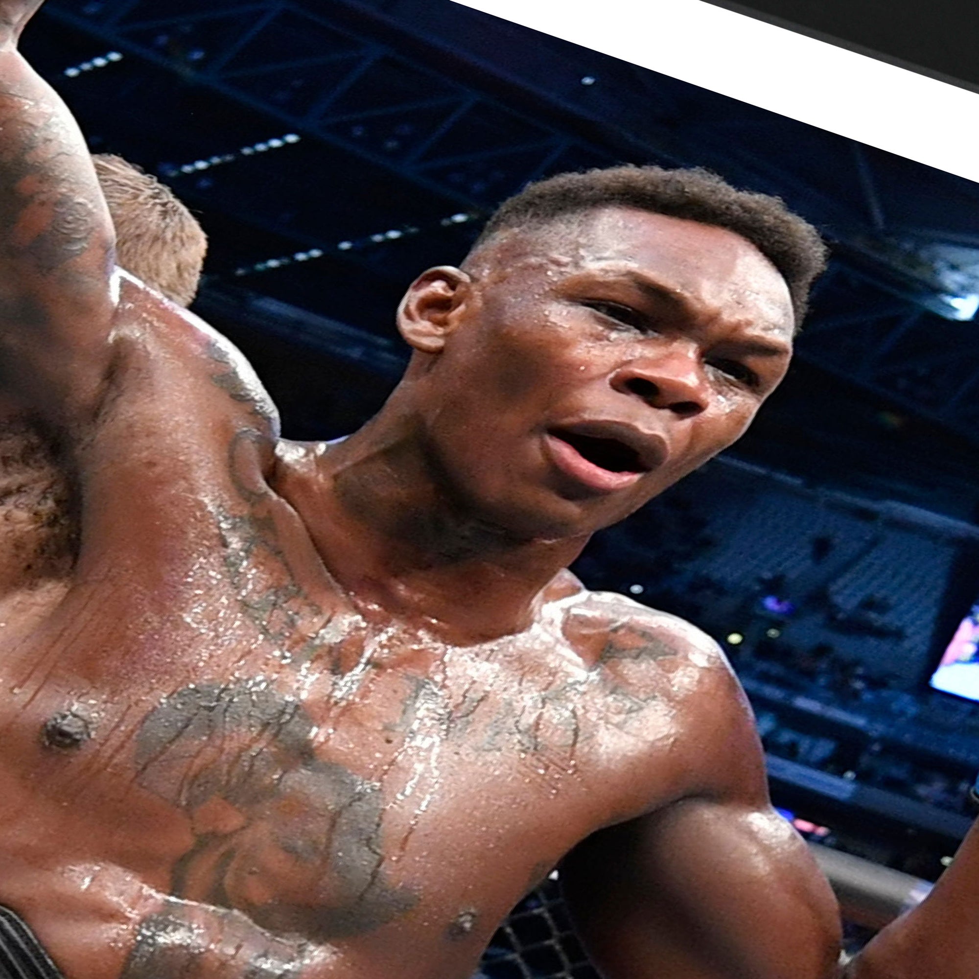 Israel Adesanya Signed ‘Celebrating’ Photo UFC 243: Whittaker vs Adesanya