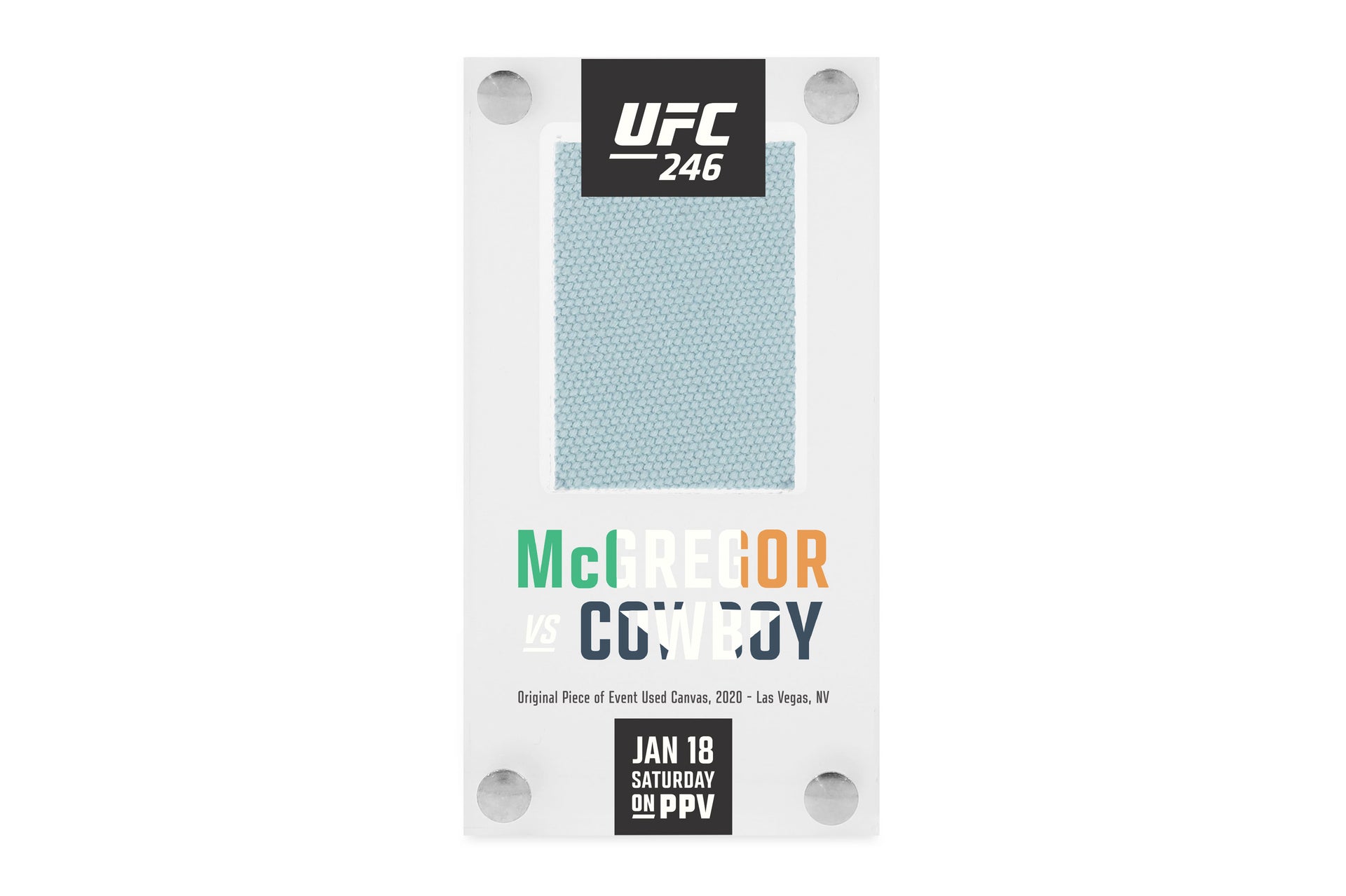 UFC 246: McGregor vs Cowboy Canvas In Acrylic