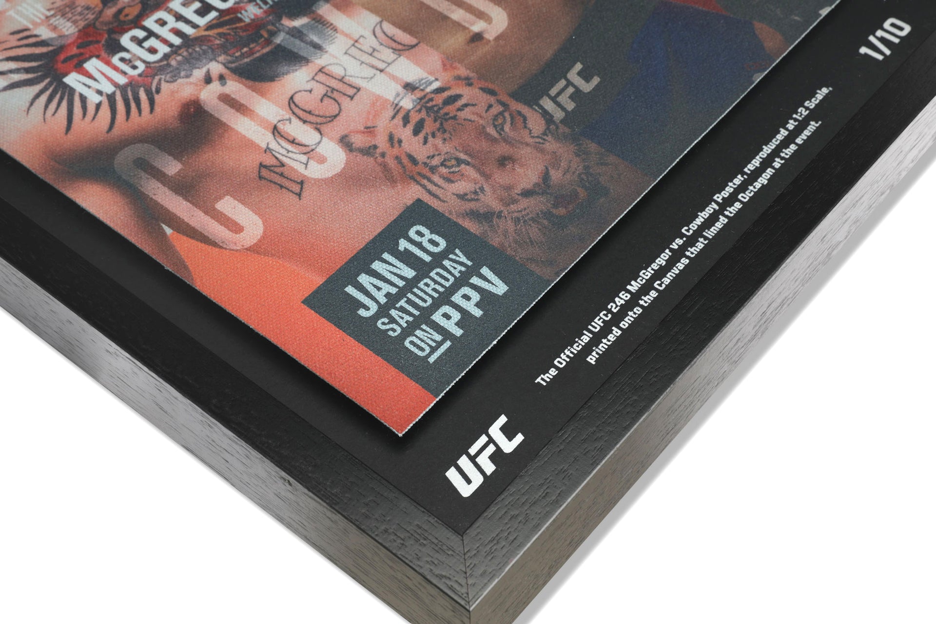UFC 246: McGregor vs Cowboy Limited Edition Canvas Poster