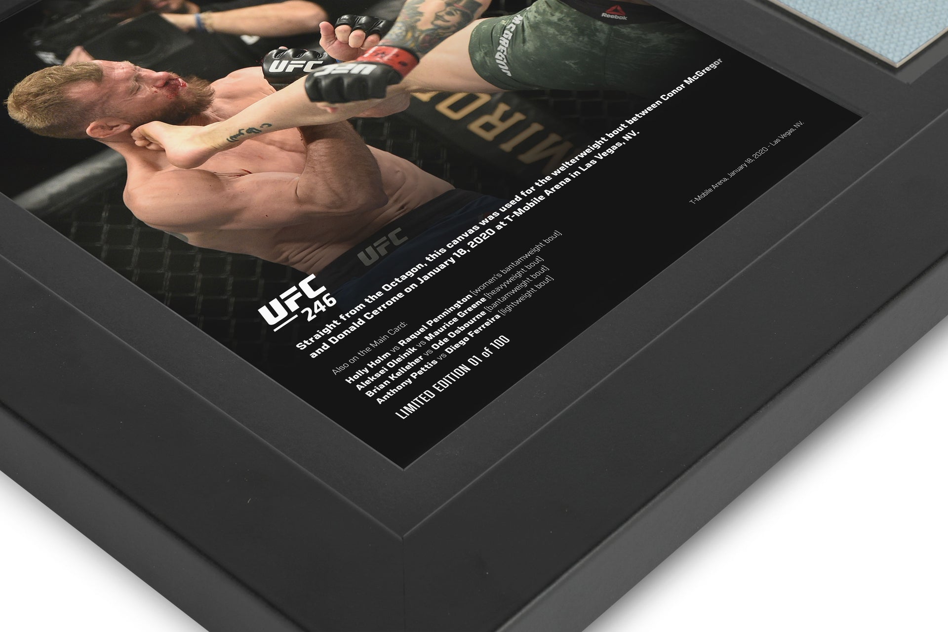 Conor McGregor Limited Edition UFC 246 Canvas & Photo