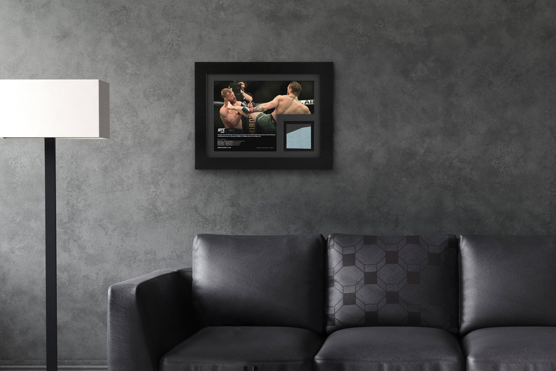 Conor McGregor Limited Edition UFC 246 Canvas & Photo