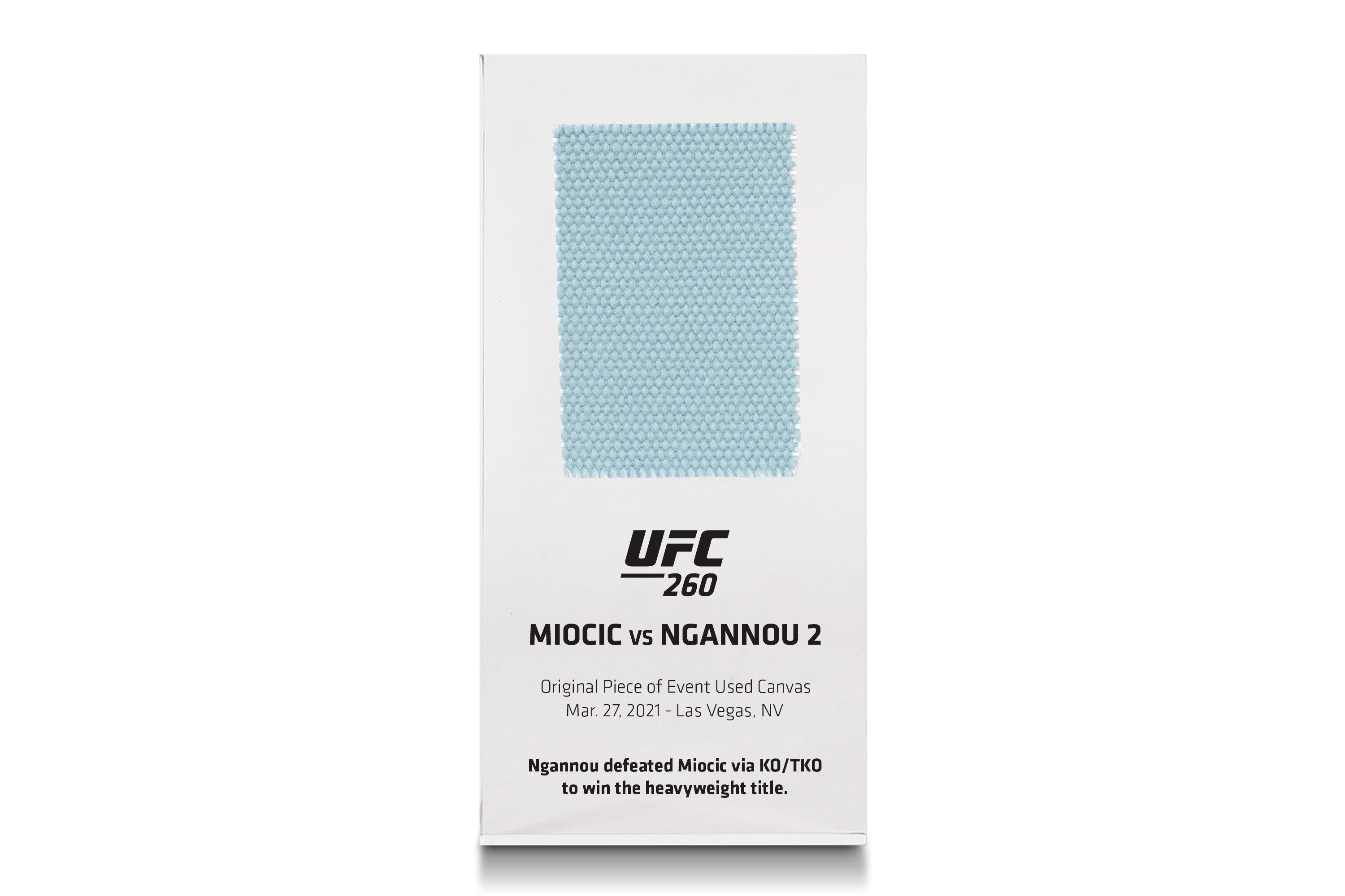 UFC 260 Miocic vs Ngannou Canvas in Acrylic