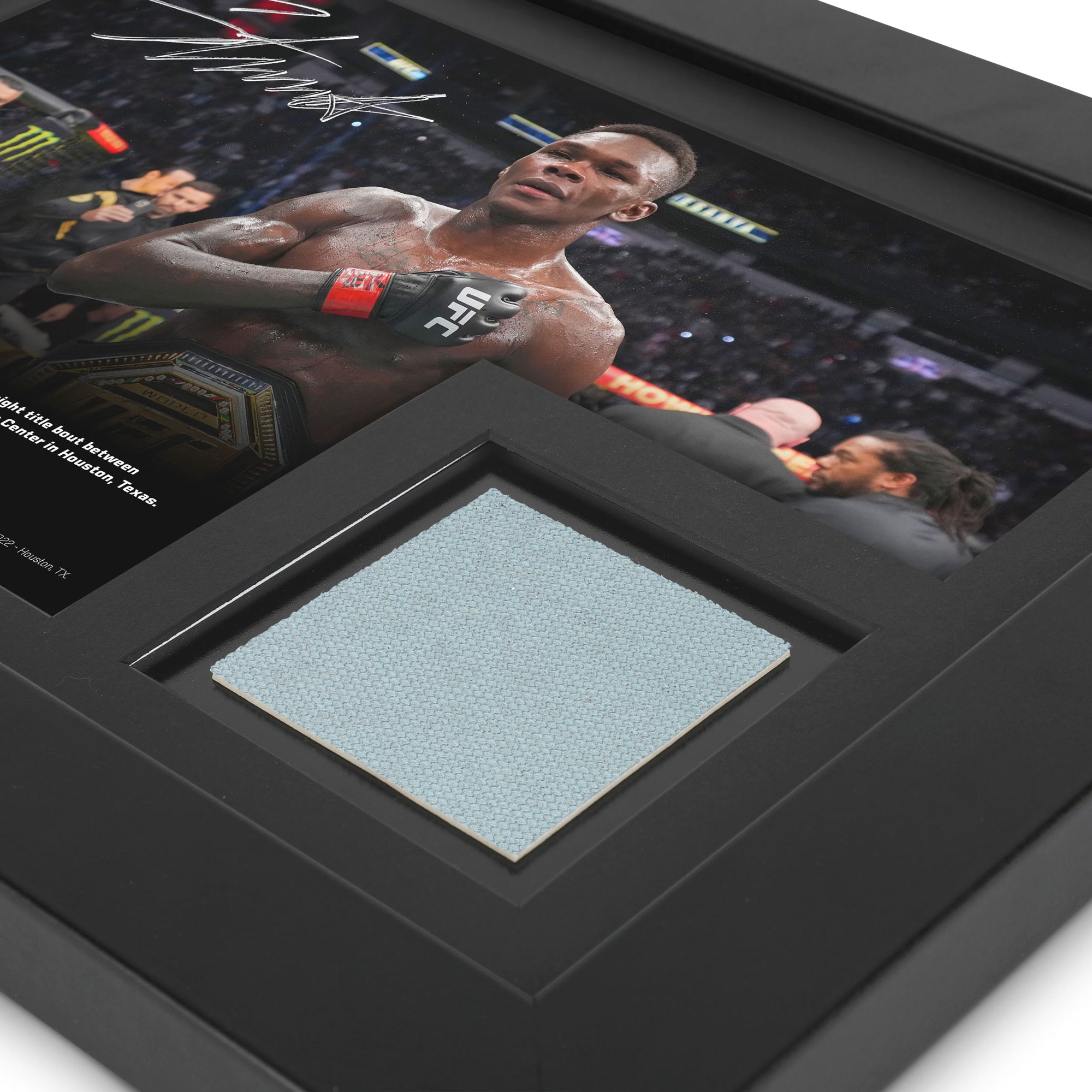 Israel Adesanya Canvas & Signed 'Celebrating' Photo UFC 271: Adesanya vs Whittaker 2