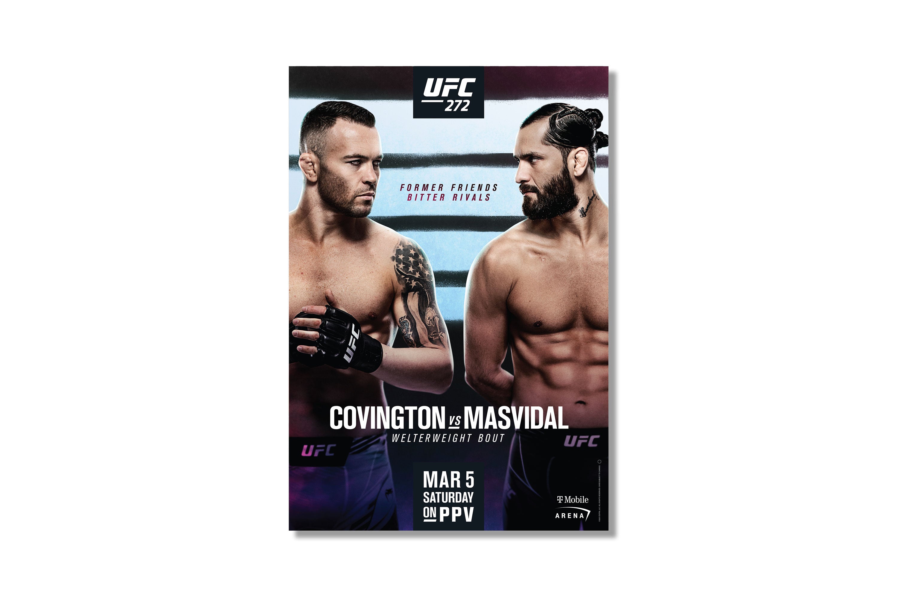 UFC 272: Covingon Vs Masvidal Autographed Poster