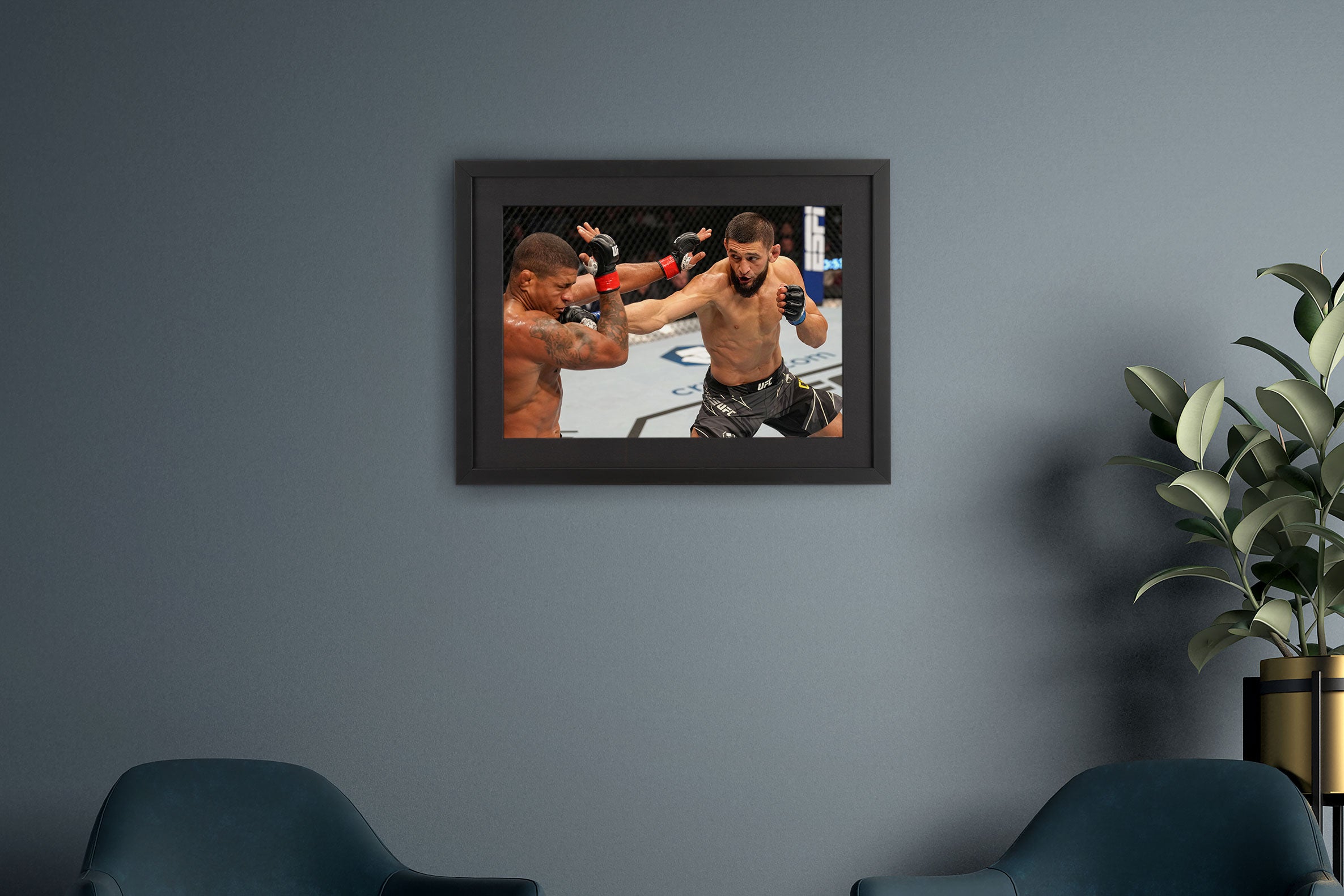 Khamzat Chimaev Framed Photo UFC 273