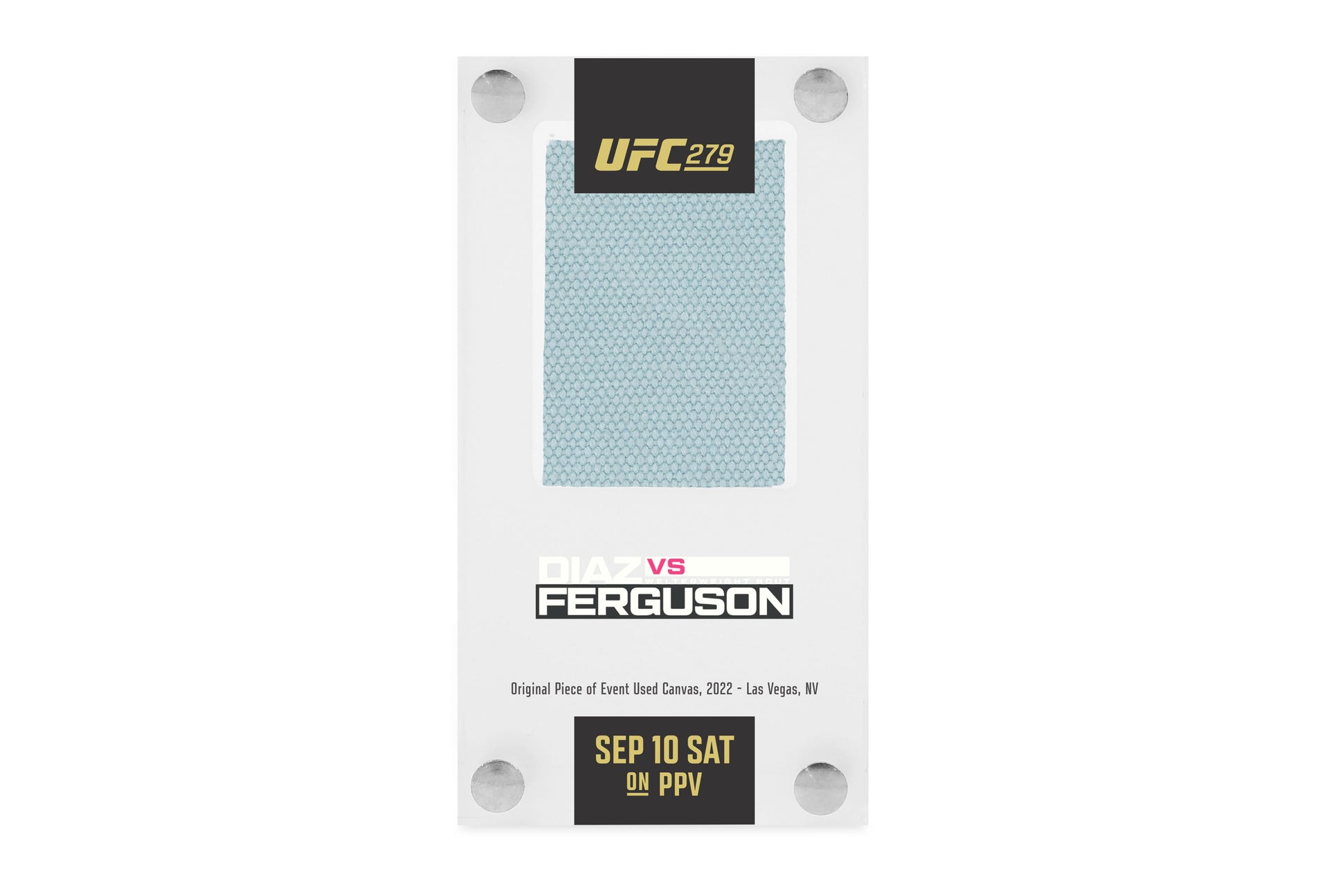 UFC 279: Diaz vs Ferguson Canvas in Acrylic