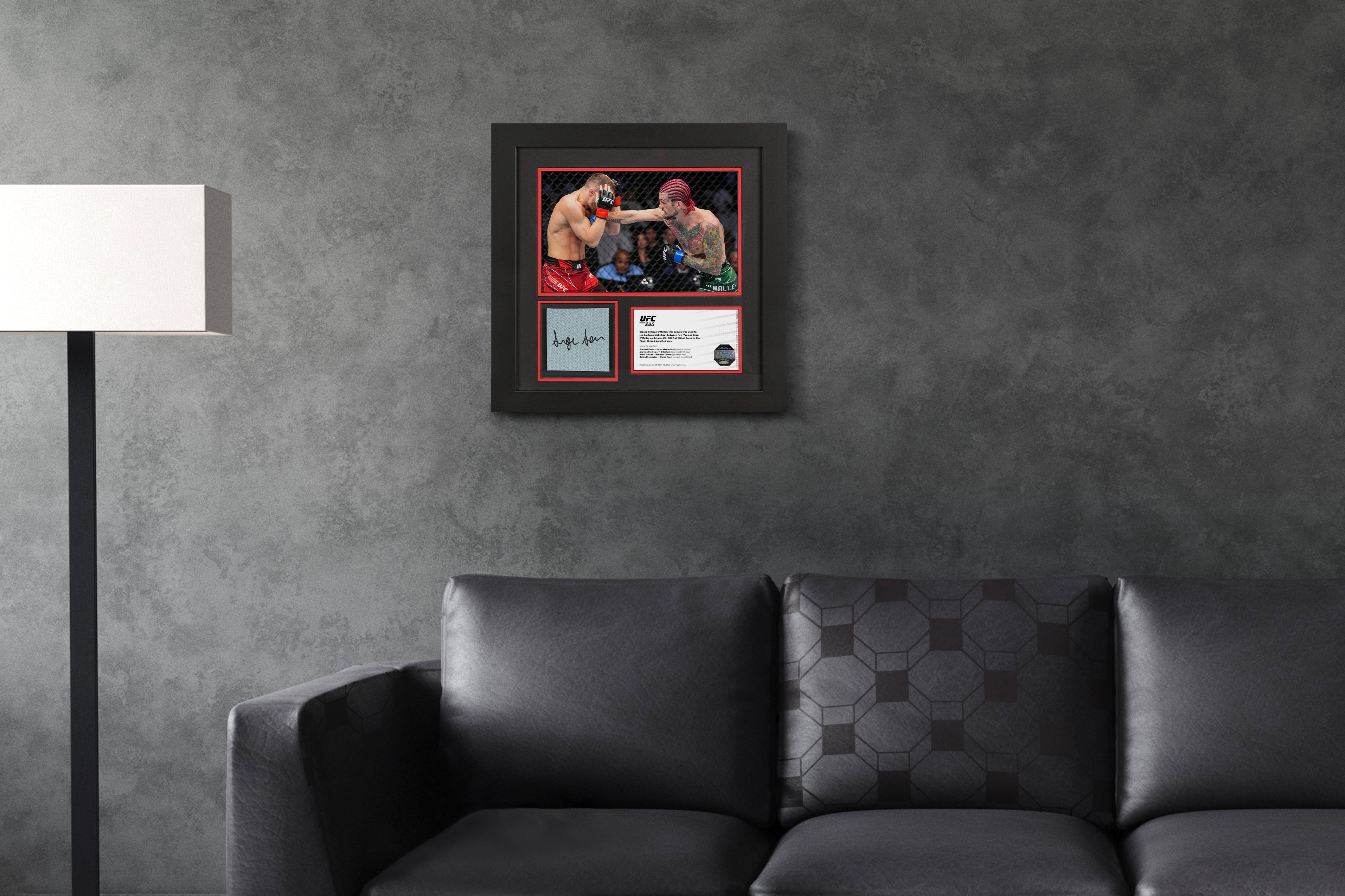 Sean O'Malley UFC 280 Signed Canvas & Photo