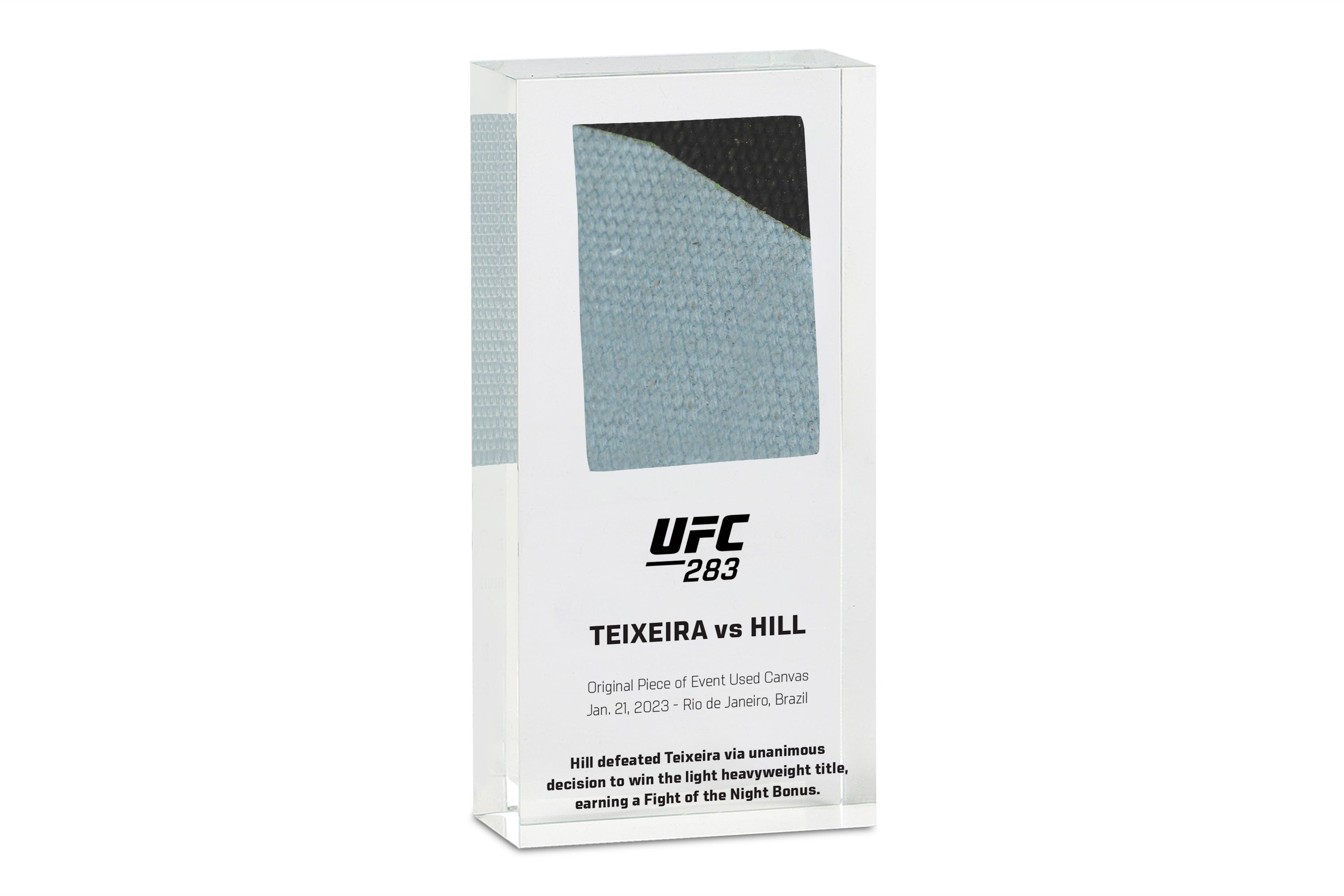 UFC 283: Teixeira vs Hill Canvas in Acrylic