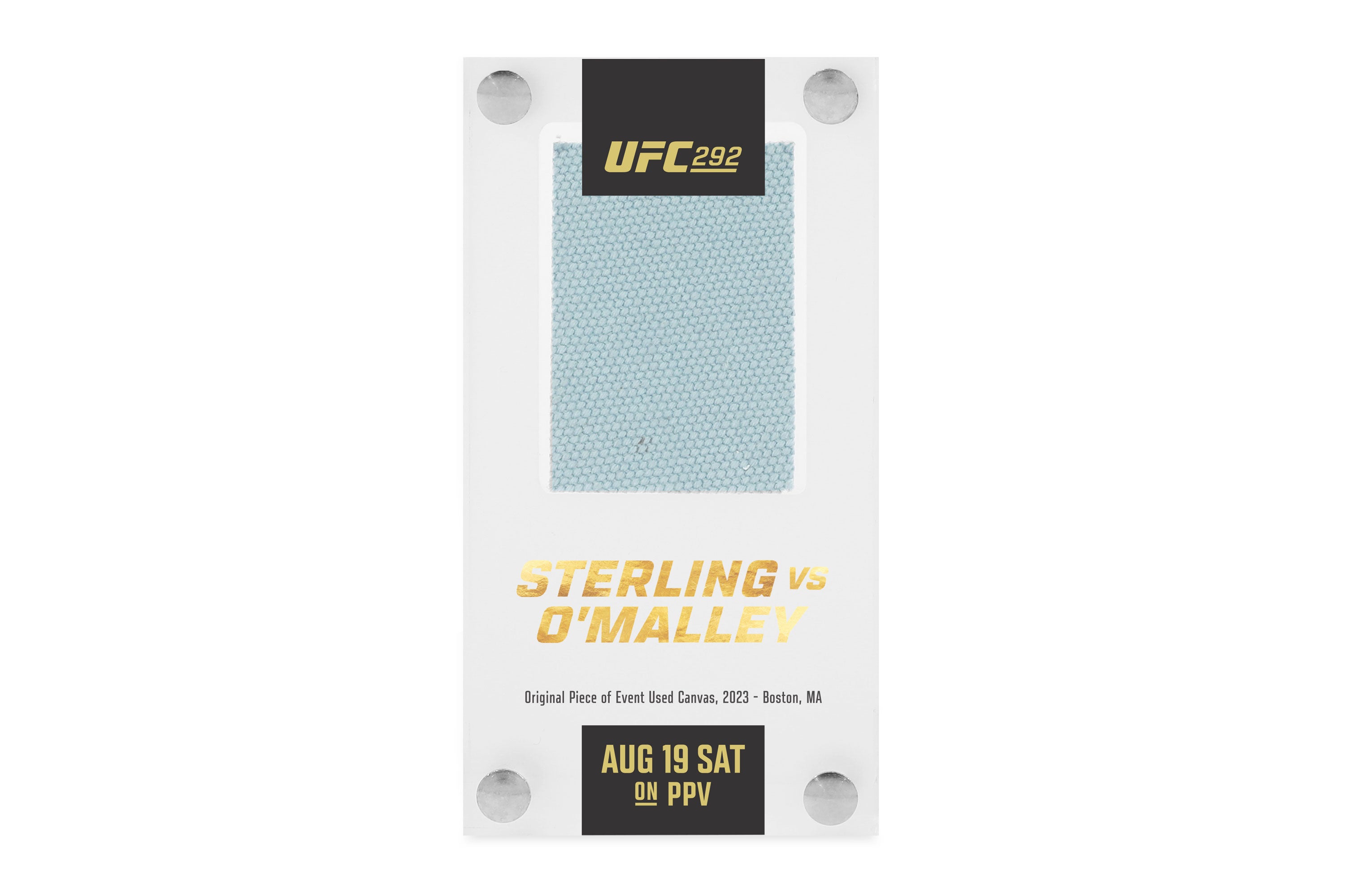 UFC 292: Sterling vs O'Malley Canvas in Acrylic