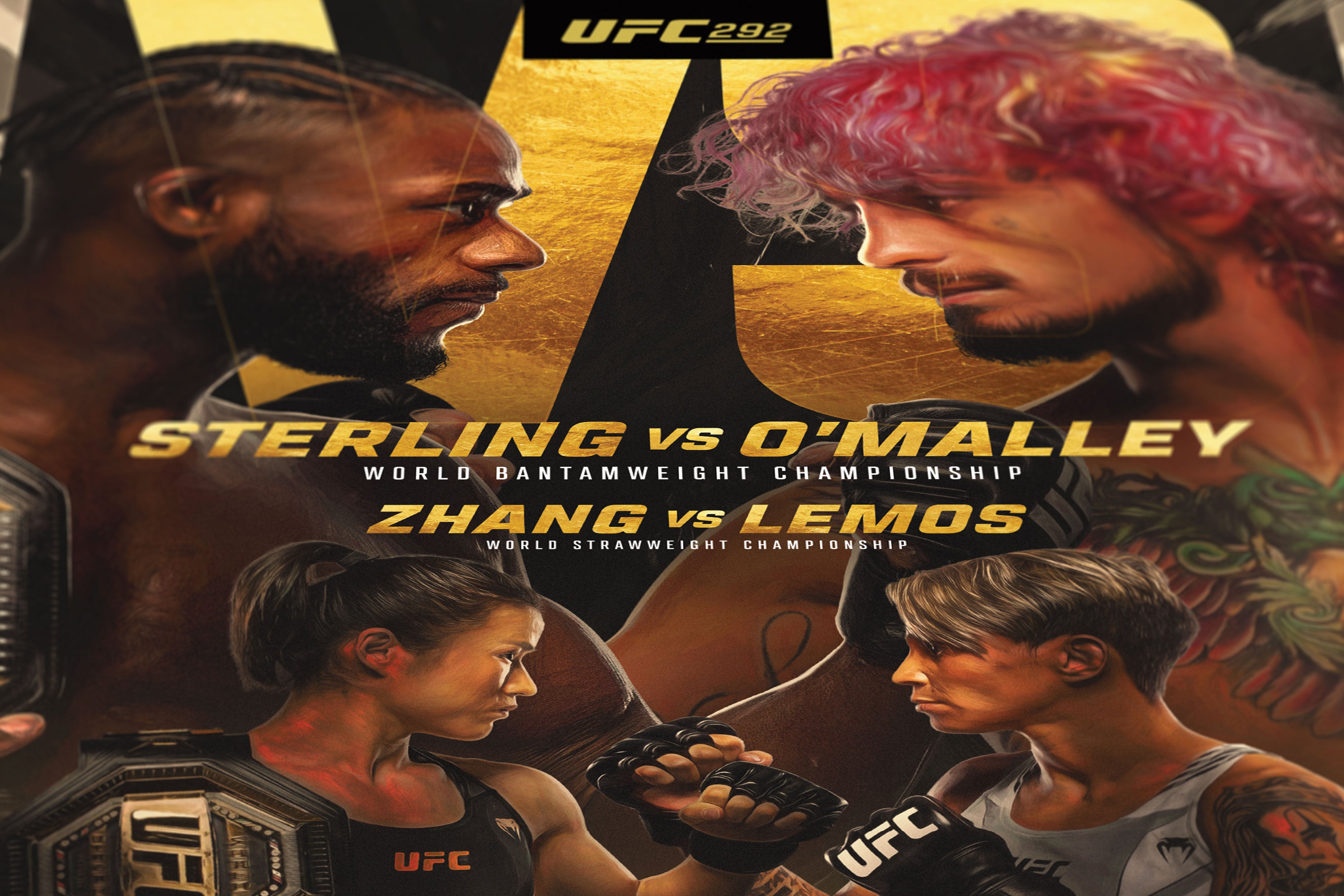 UFC 292: Sterling vs O'Malley Autographed Event Poster