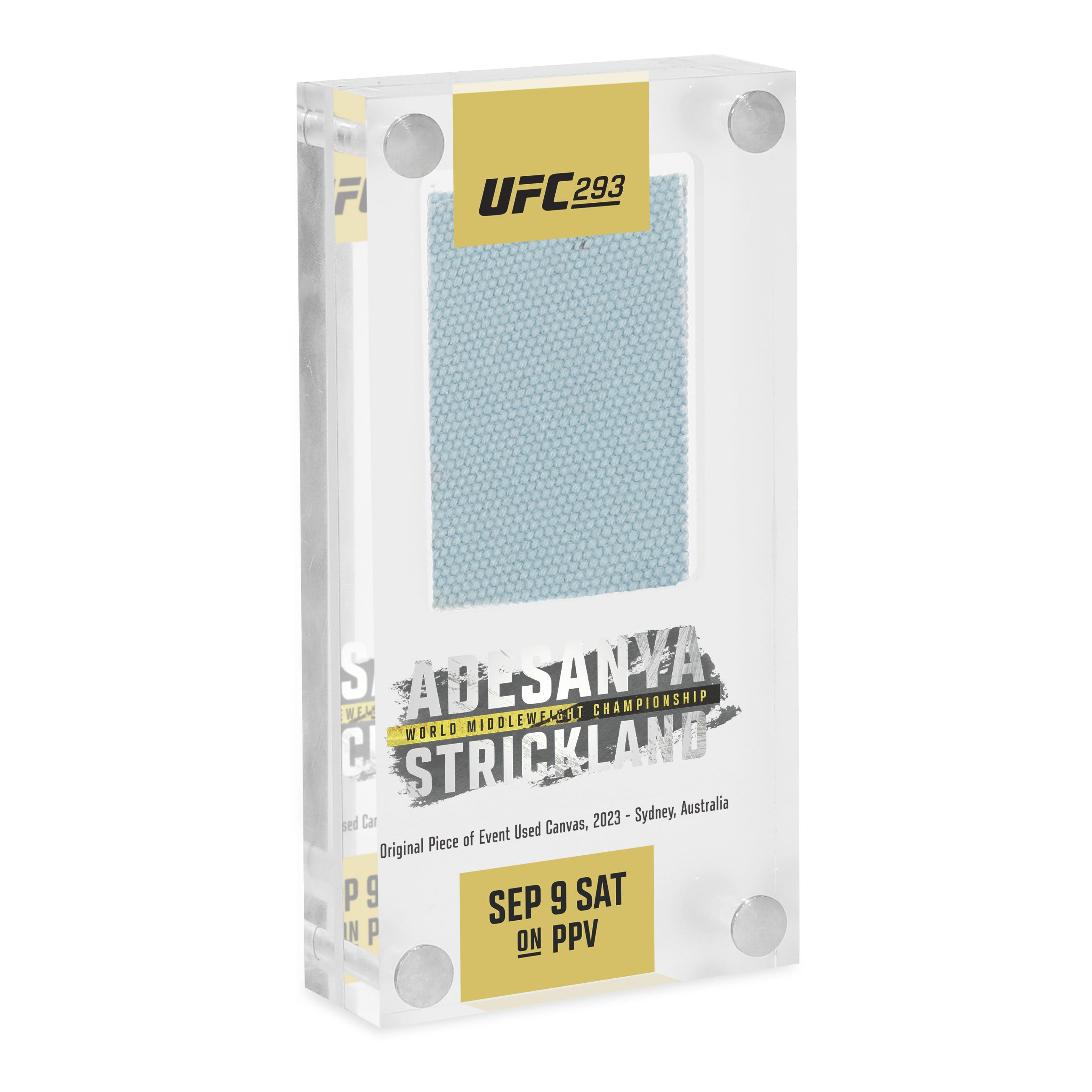 UFC 293: Adesanya vs Strickland Canvas in Acrylic