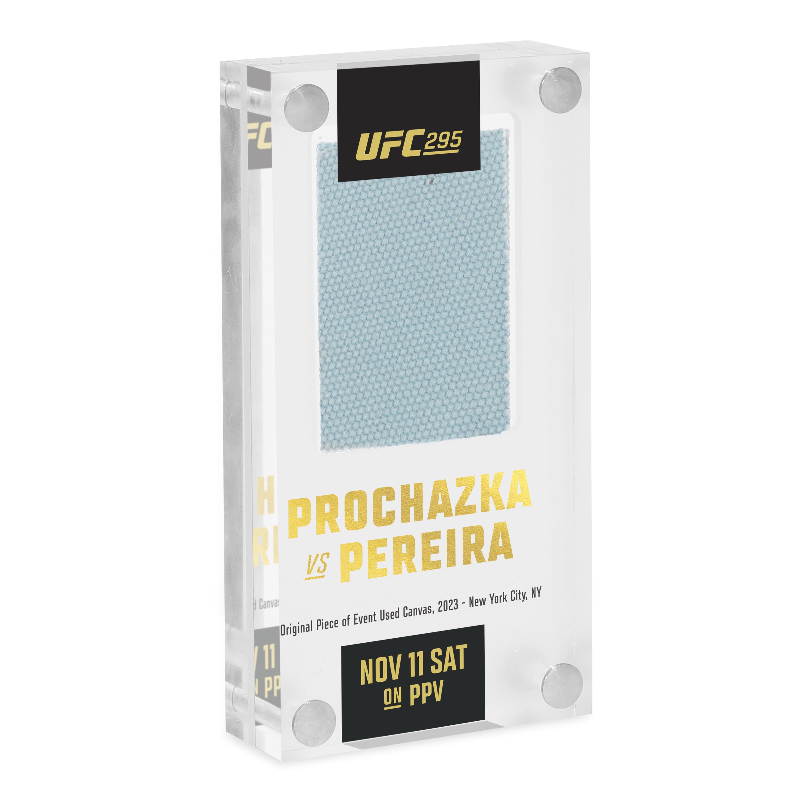 UFC 295: Prochazka vs Pereira Canvas in Acrylic