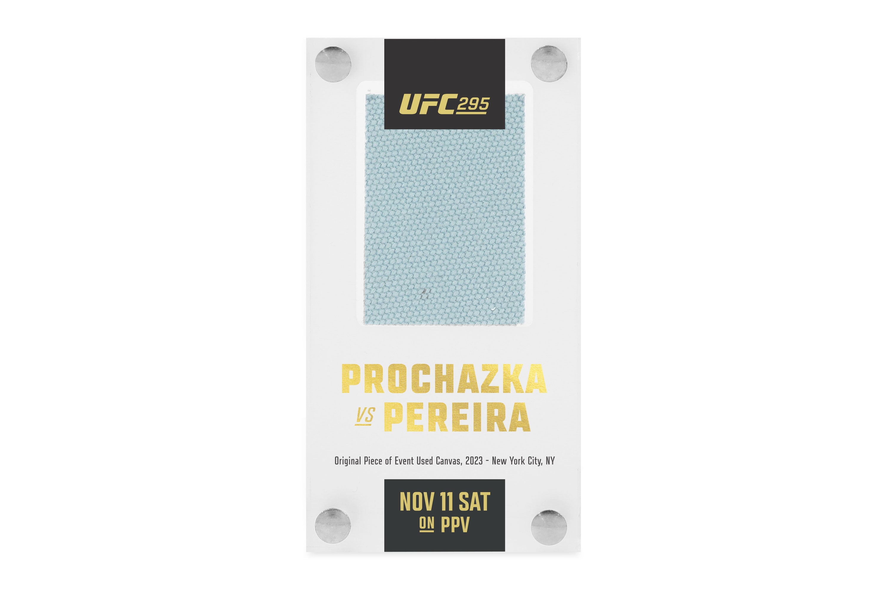 UFC 295: Prochazka vs Pereira Canvas in Acrylic – UFC Collectibles