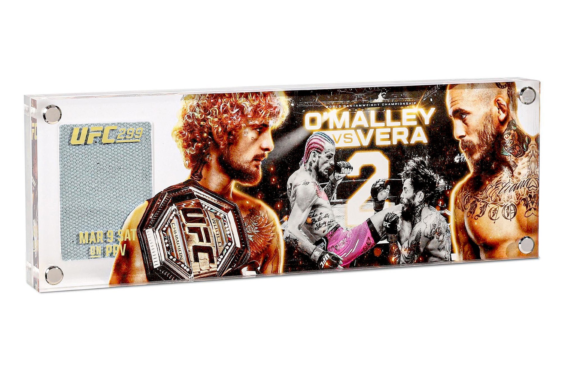 UFC 299: O’Malley vs Vera 2 Limited Edition Canvas in Acrylic