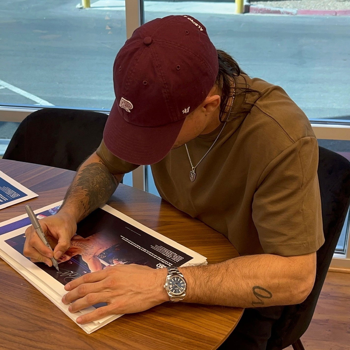 Diego Lopes Canvas & Signed 'Celebrating' Photo UFC 300: Pereira vs Hill