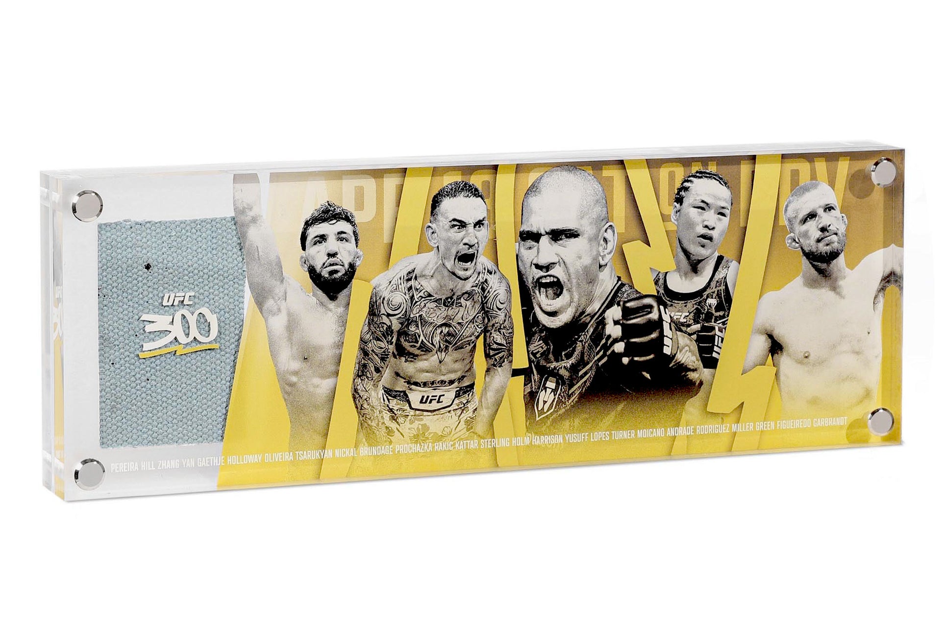 UFC 300: Pereira vs Hill Limited Edition Canvas in Acrylic