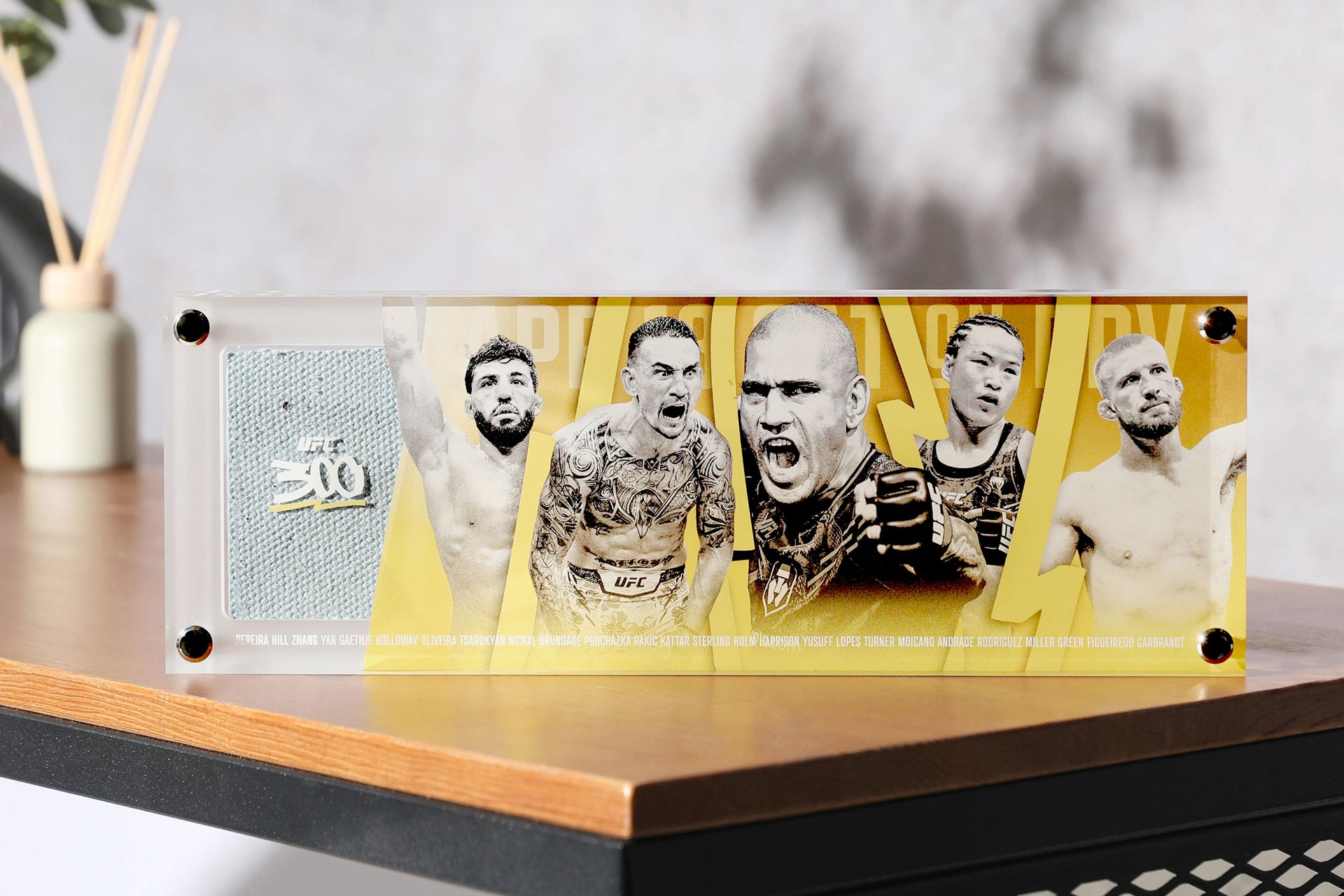 UFC 300: Pereira vs Hill Limited Edition Canvas in Acrylic