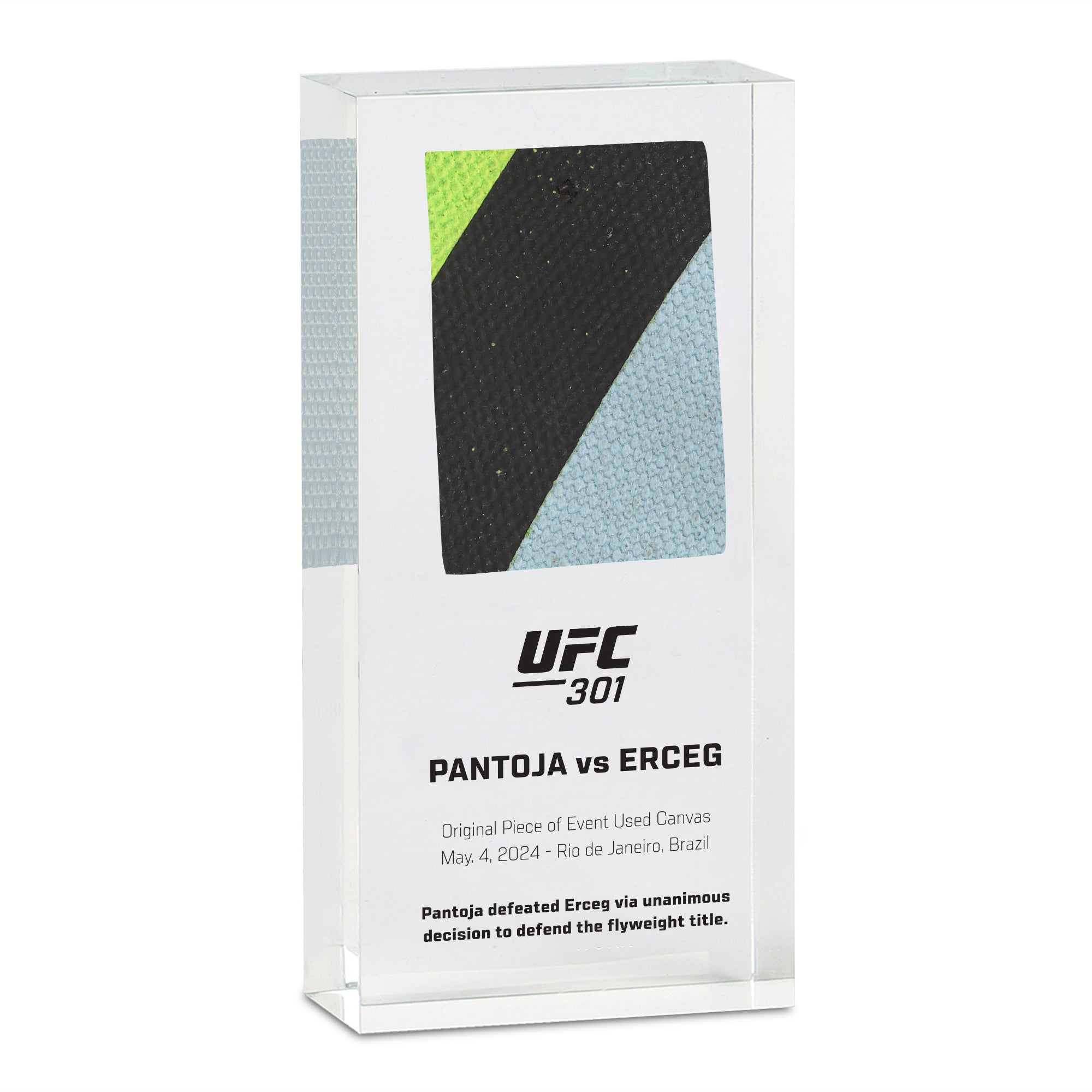 UFC 301: Pantoja vs Erceg Canvas in Acrylic