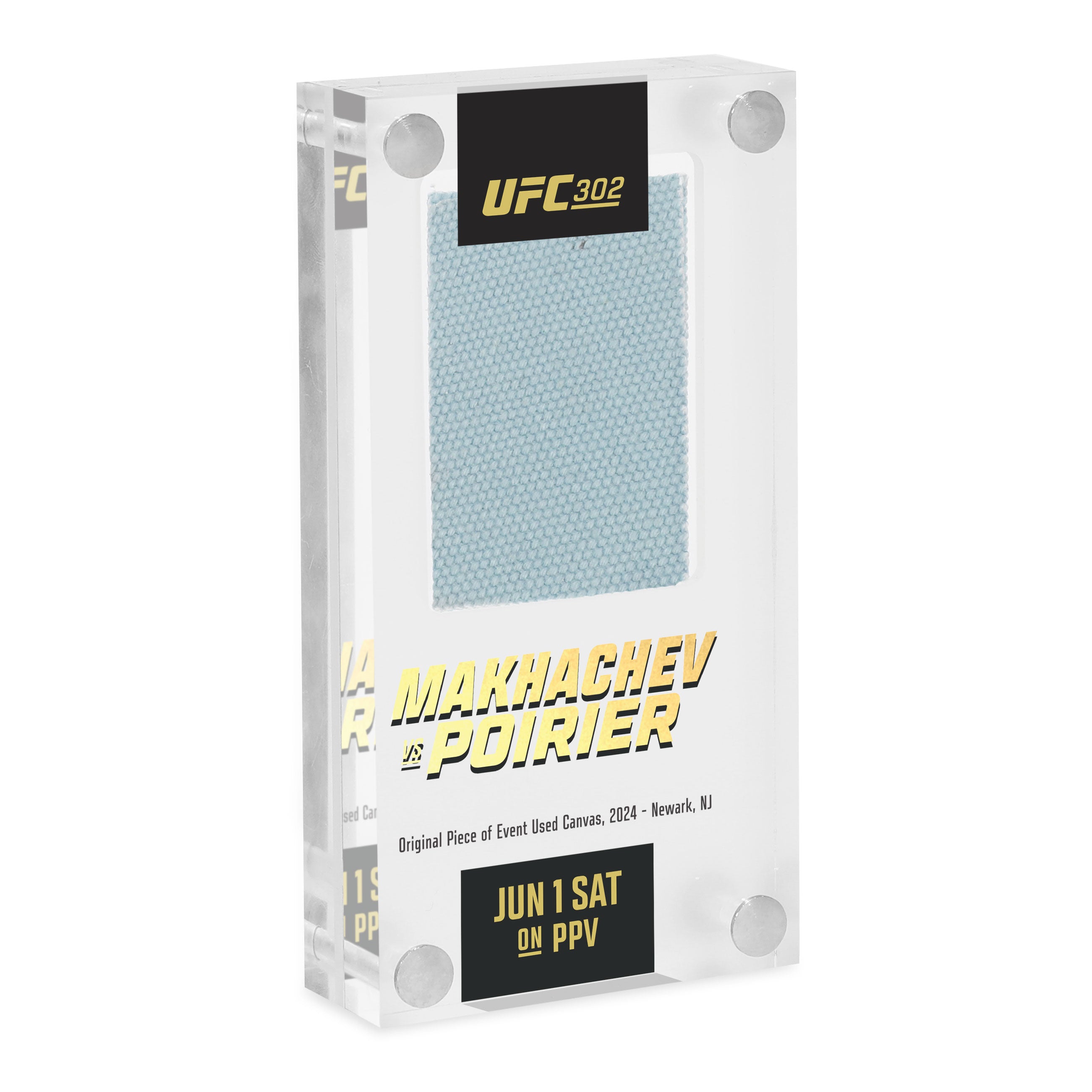 UFC 302: Makhachev vs Poirier Canvas in Acrylic