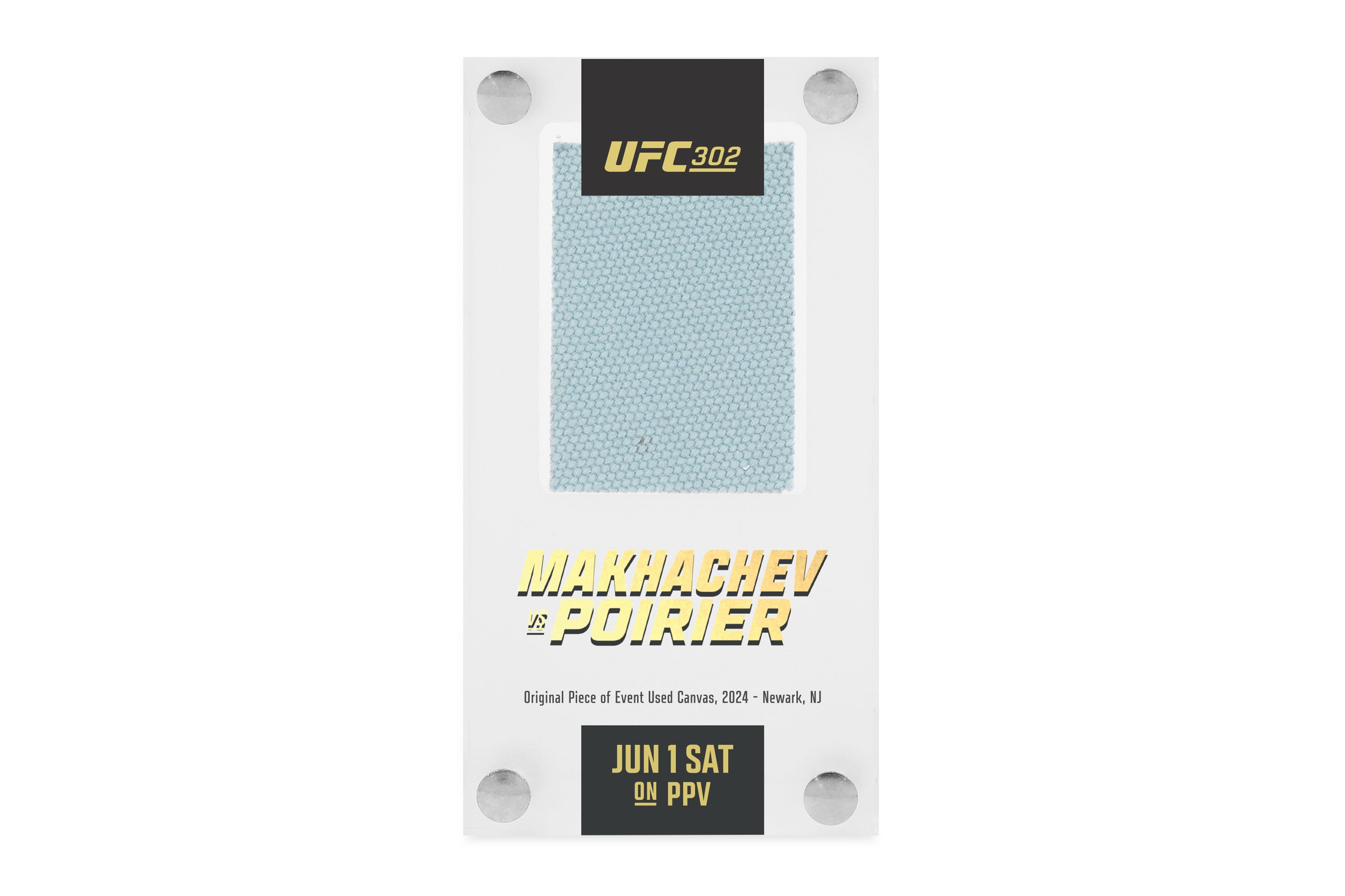 UFC 302: Makhachev vs Poirier Canvas in Acrylic