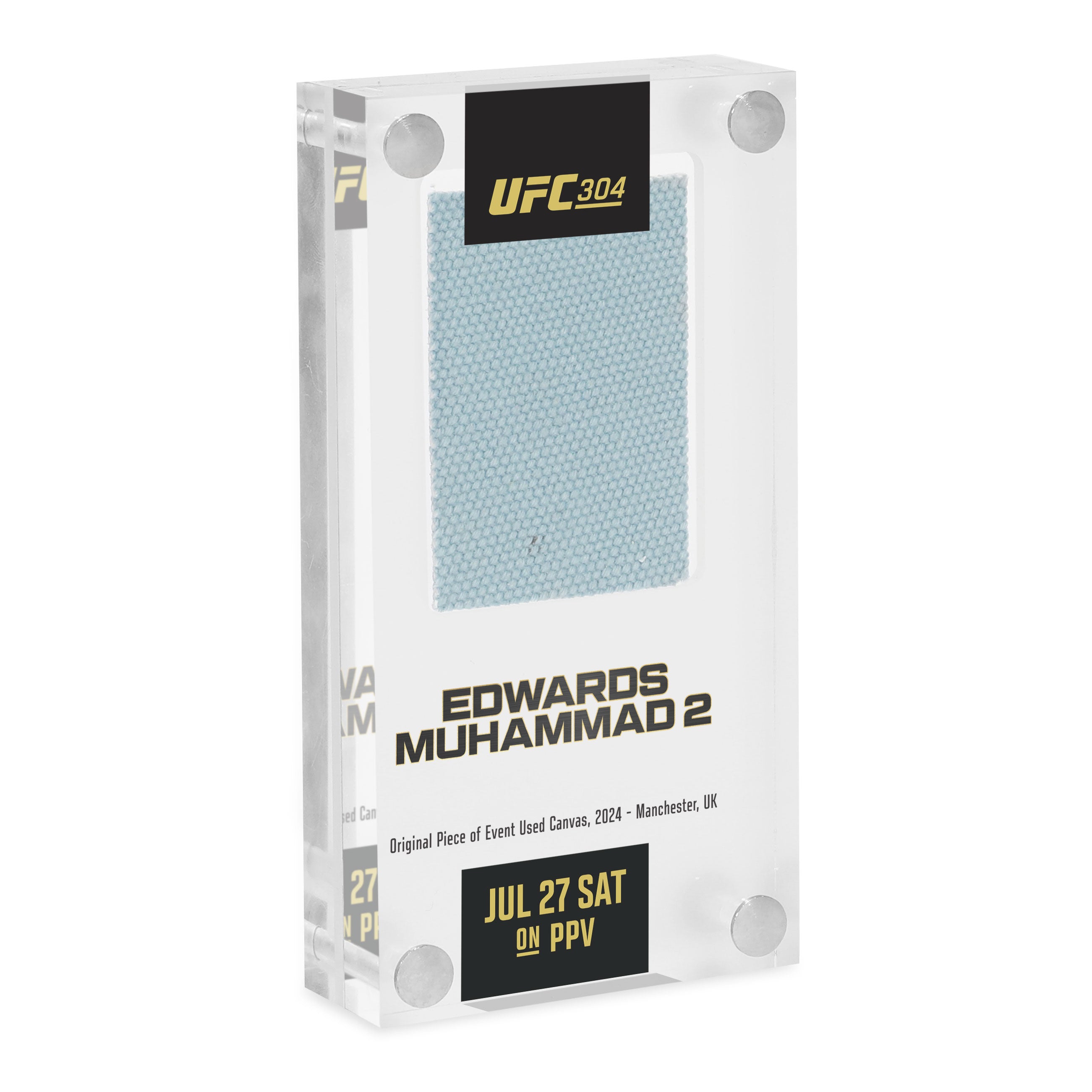 UFC 304: Edwards vs Muhammad 2 Canvas in Acrylic