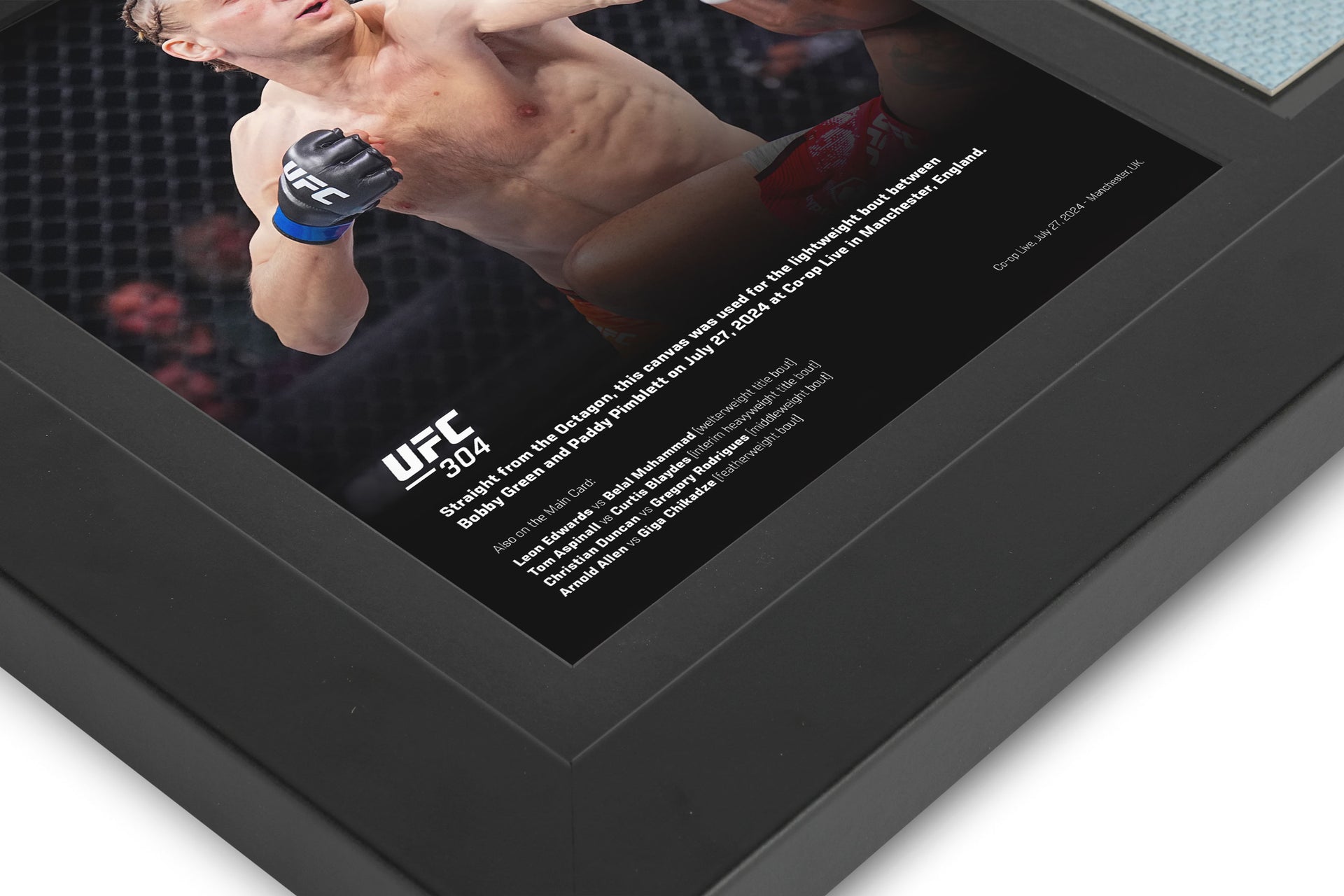 UFC 304: Pimblett vs Green Canvas & Photo