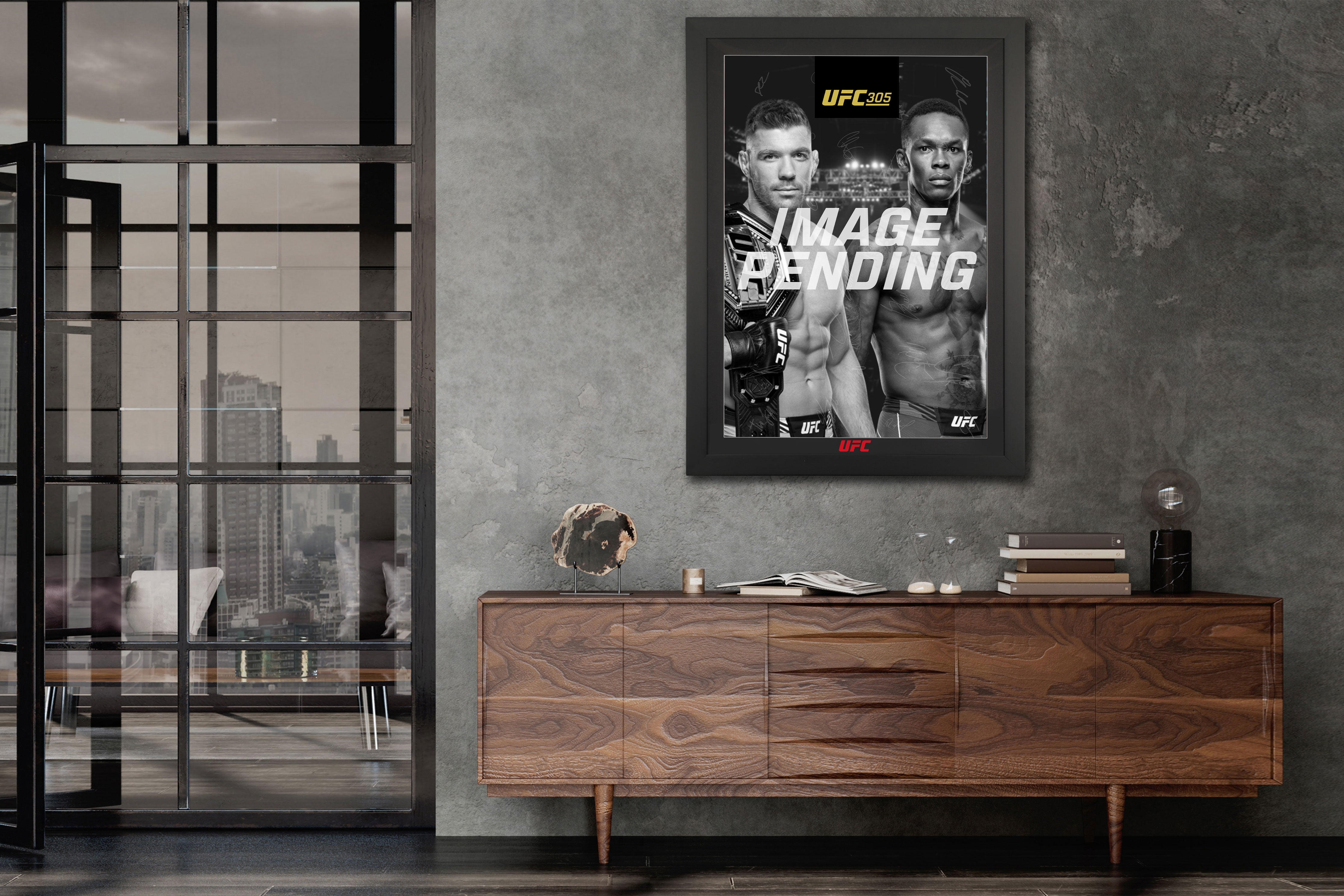 UFC 305: Du Plessis vs Adesanya Autographed Event Poster