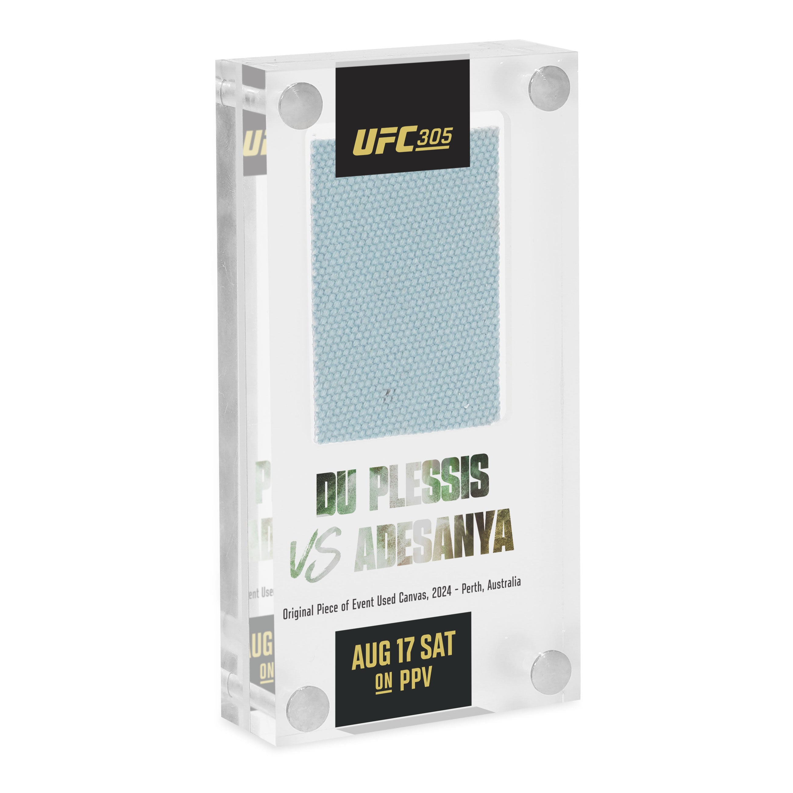 UFC 305: du Plessis vs Adesanya Canvas in Acrylic