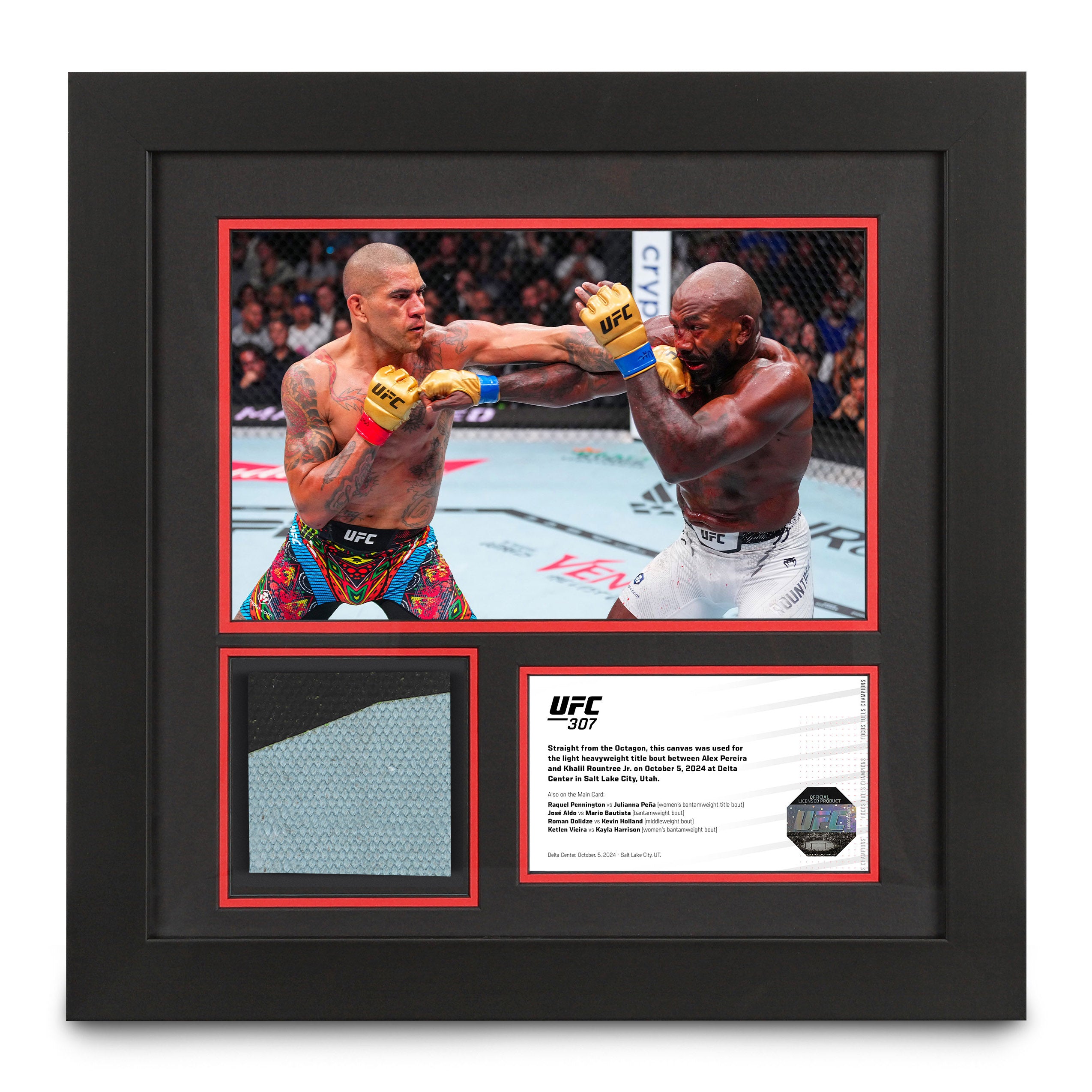 UFC 307 Merch: Autographed Memorabilia, Posters & Fight Gear